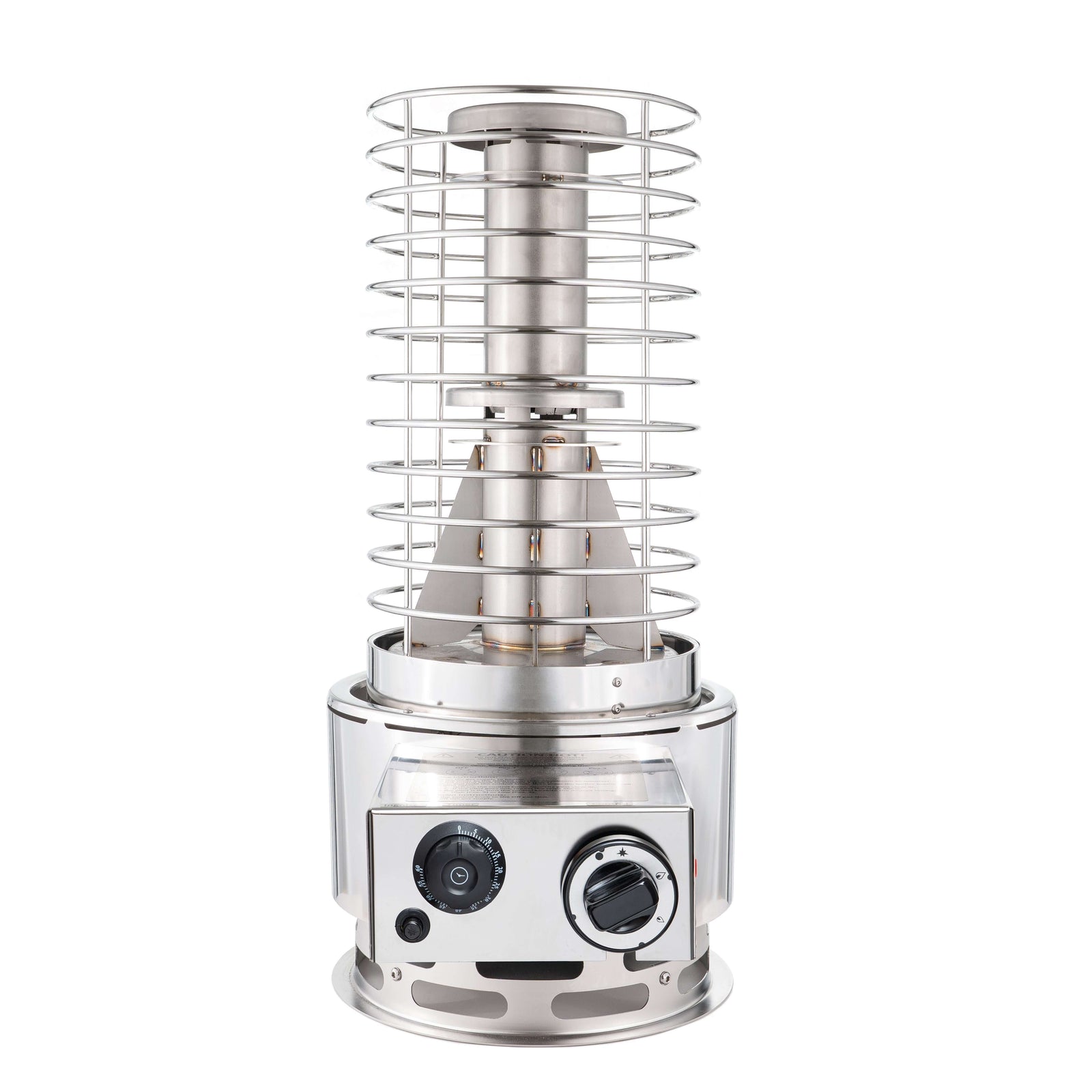 SaunaLife TITAN SL1 Portable Propane Sauna Heater with a sleek design and easy-to-use controls