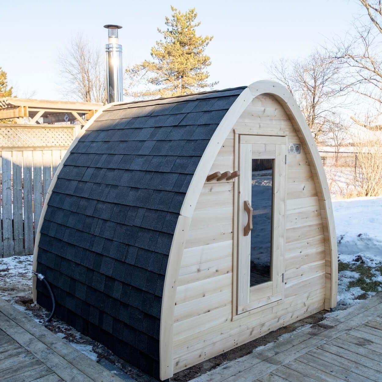 Dundalk Leisurecraft Canadian Timber 2-4 Person MiniPOD Sauna | CTC77MW