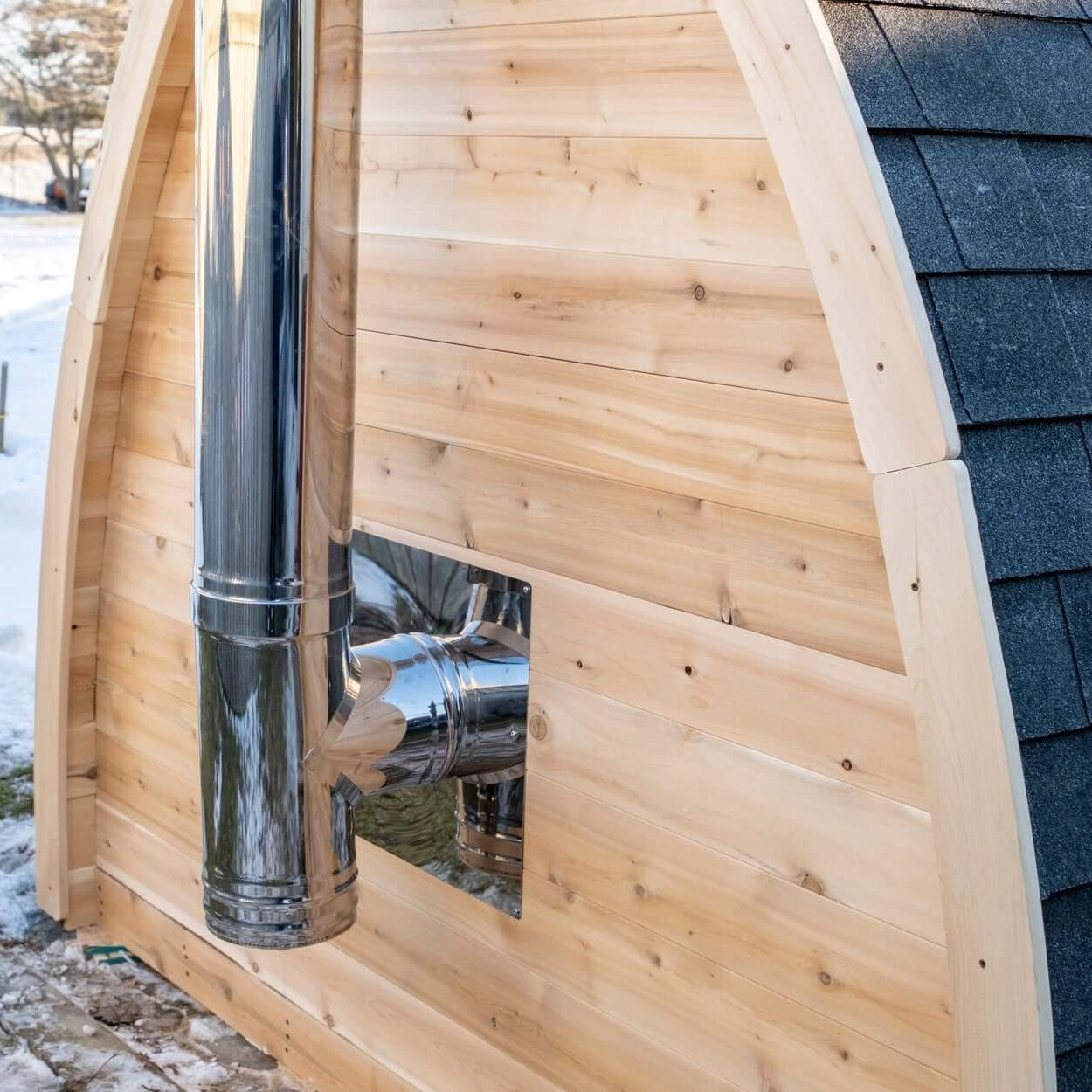 Dundalk Leisurecraft Canadian Timber 2-4 Person MiniPOD Sauna | CTC77MW