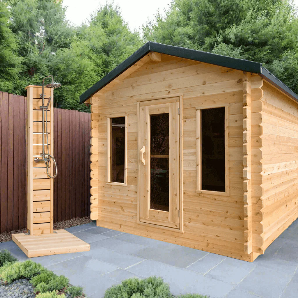 Dundalk Leisurecraft Canadian Timber Sierra Pillar Outdoor Shower | CTC105