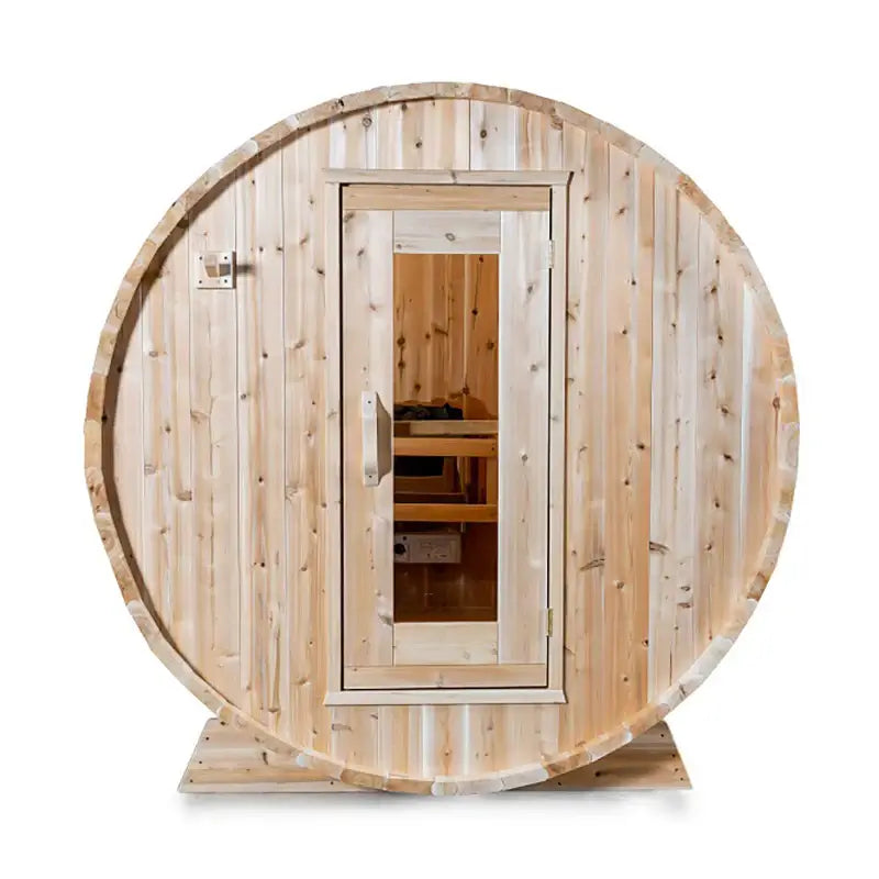 Dundalk Leisurecraft Canadian Timber 4-Person Harmony Barrel Sauna | CTC22W
