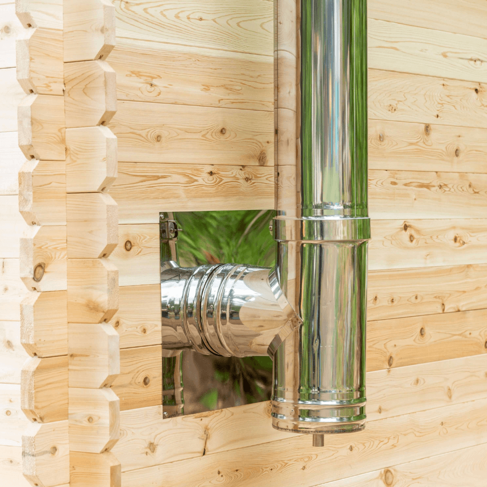 Dundalk Leisurecraft Canadian Timber 6 Person Georgian Cabin Sauna | CTC88W