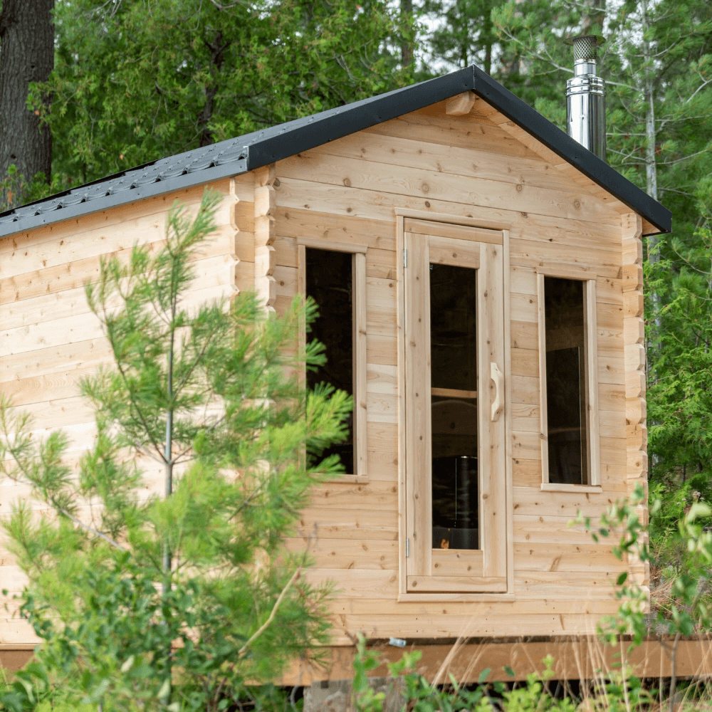 Dundalk Leisurecraft Canadian Timber 6 Person Georgian Cabin Sauna | CTC88W