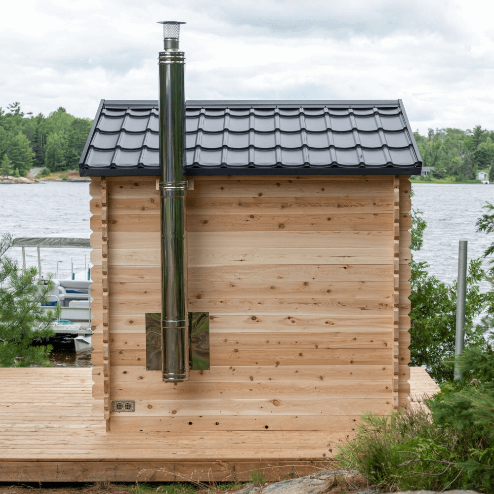 Dundalk Leisurecraft Canadian Timber 6 Person Georgian Cabin Sauna | CTC88W