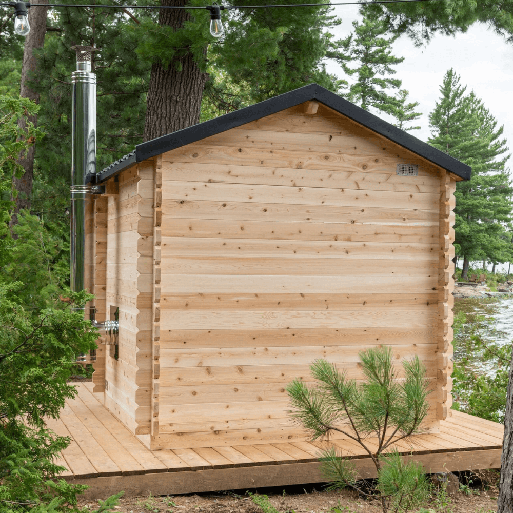 Dundalk Leisurecraft Canadian Timber 6 Person Georgian Cabin Sauna | CTC88W