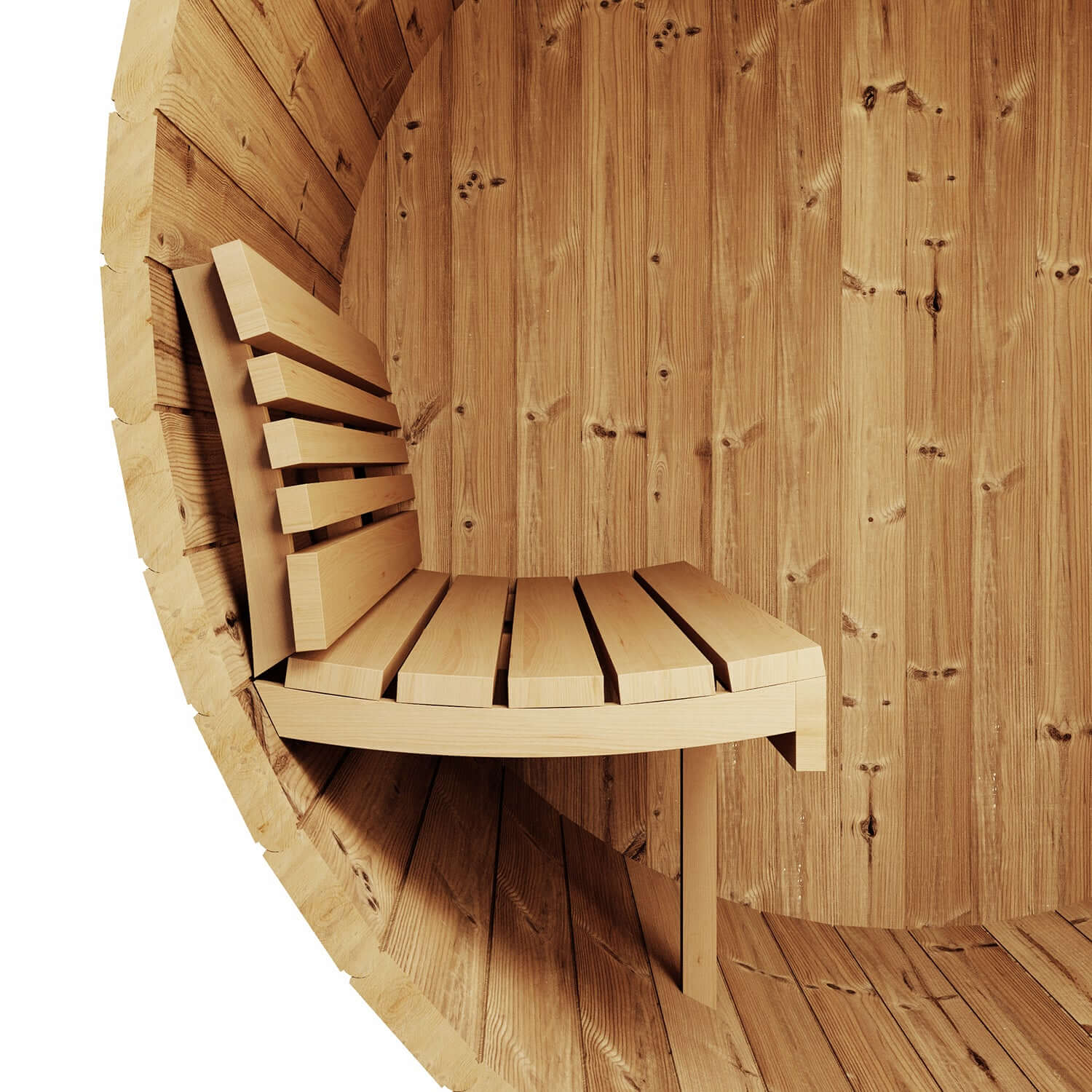SaunaLife E6 3 Person Barrel Sauna | Ergo Model E6