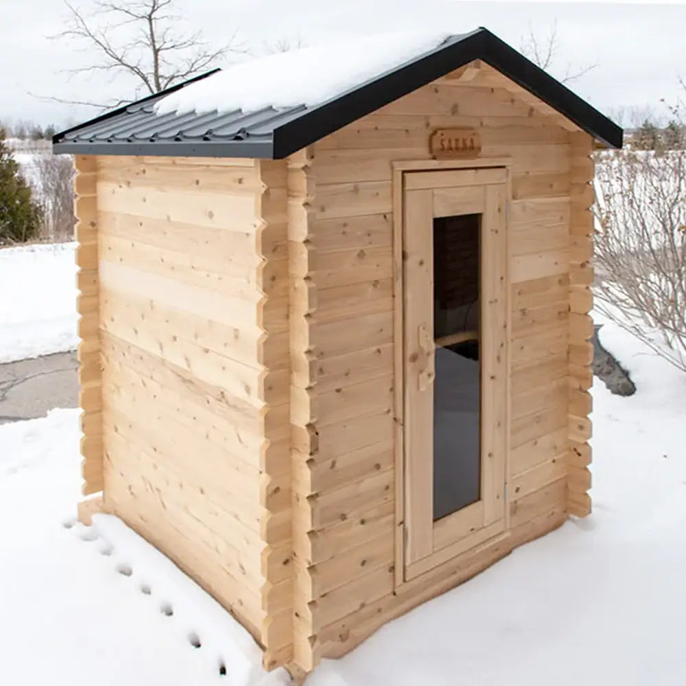 Dundalk Leisurecraft Canadian Timber 2-3 Person Granby Cabin Sauna | CTC66W