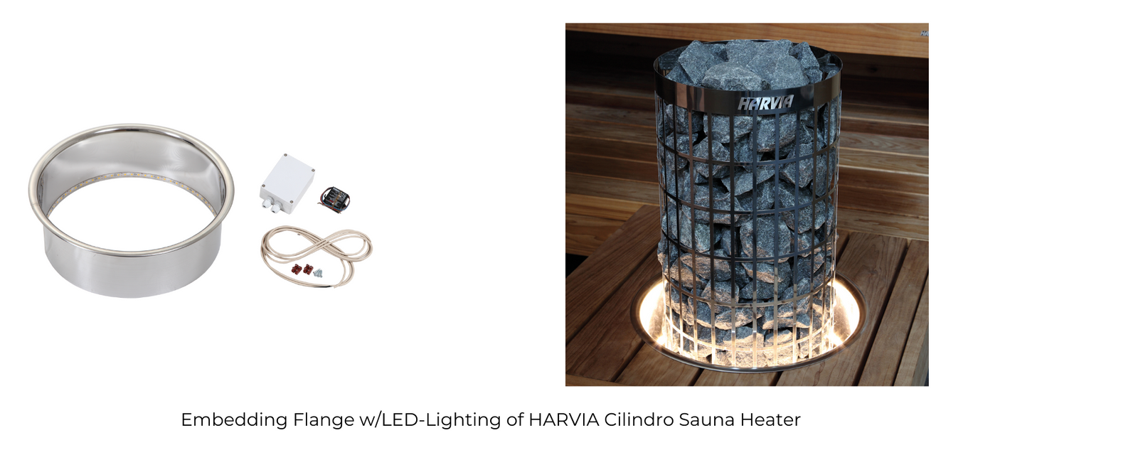 Harvia Cilindro Half Series Electric Sauna Heater 6/8/9/10.5kW