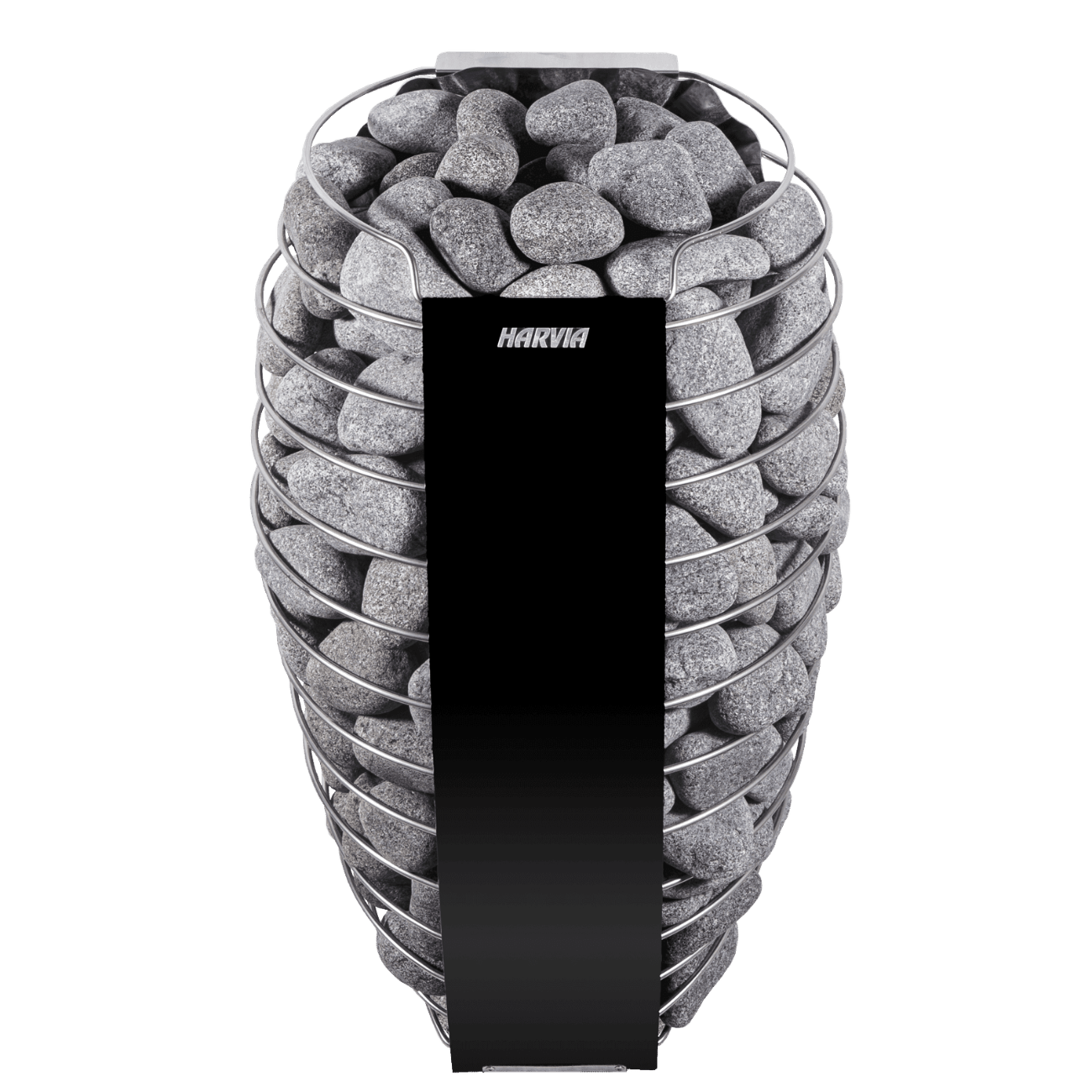Harvia Spirit electric sauna heater on white background