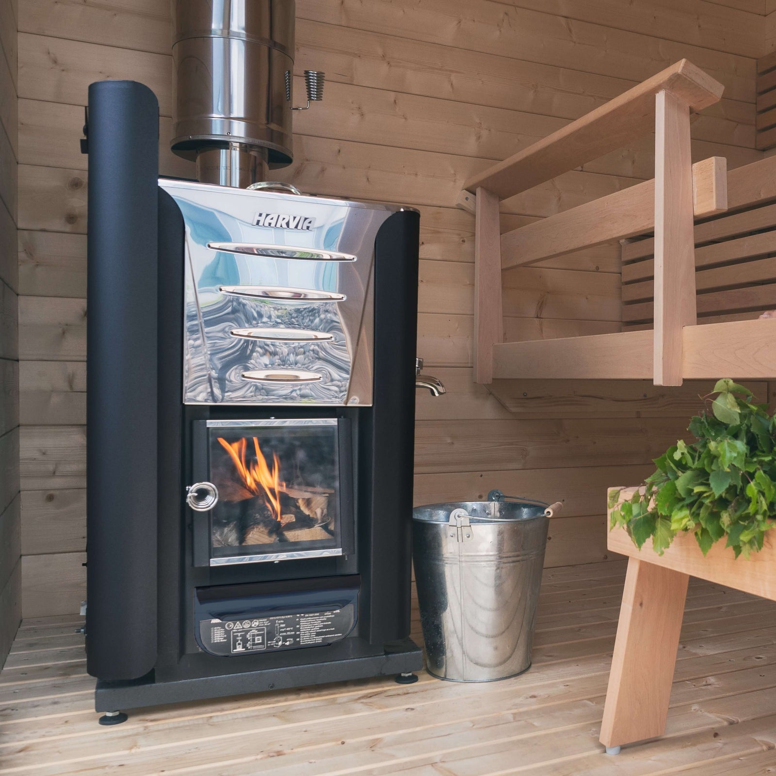 Harvia M3 16.5kW Wood-Burning Sauna Stove