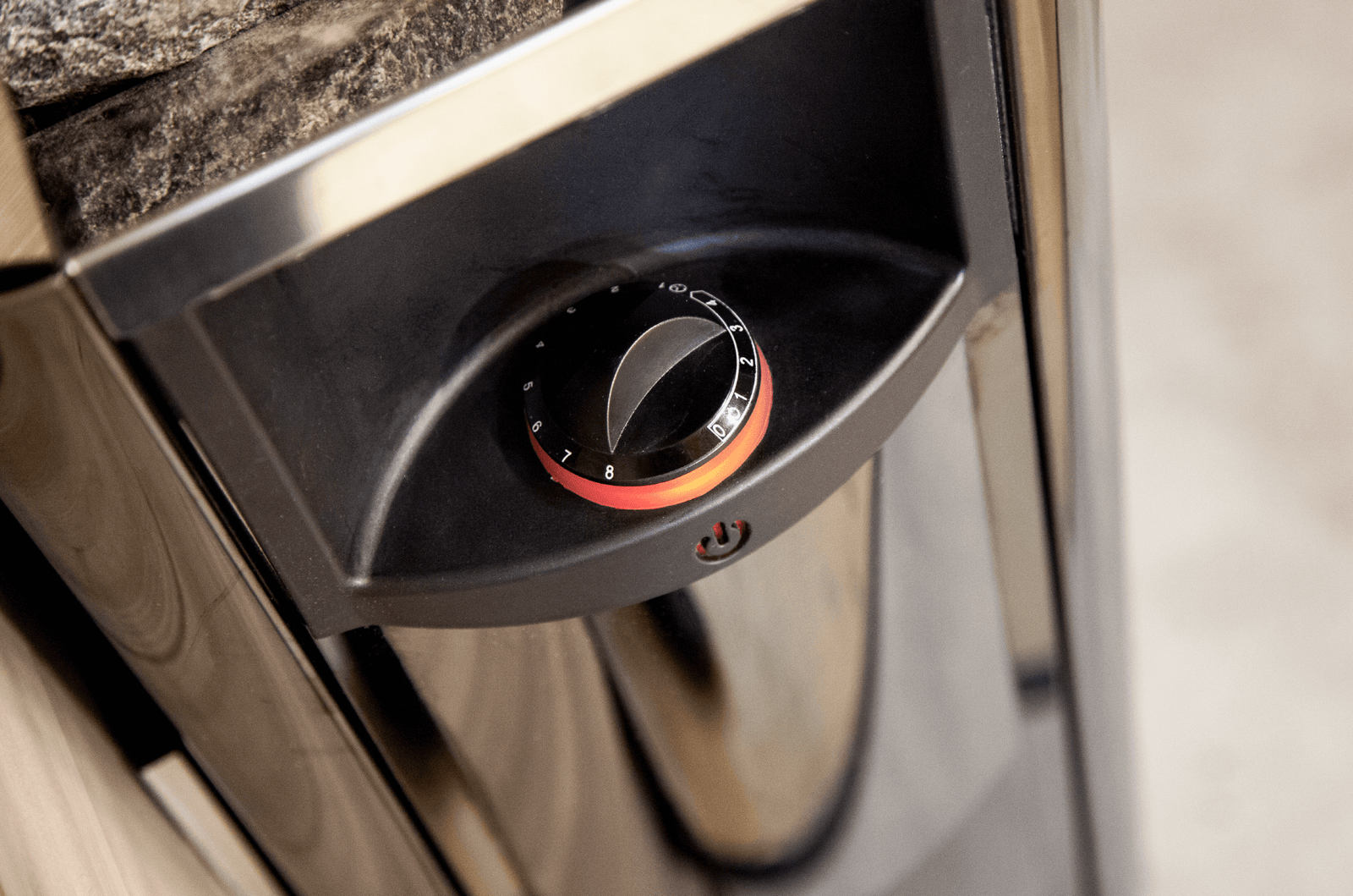 Harvia The Wall Electric Sauna Heater w/ Built-in Controls 6/8kW