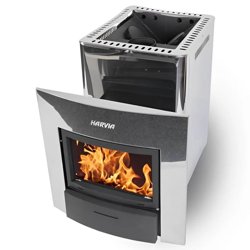 Harvia PRO 20 DUO Steel 24.1kW Wood-Burning Sauna Stove