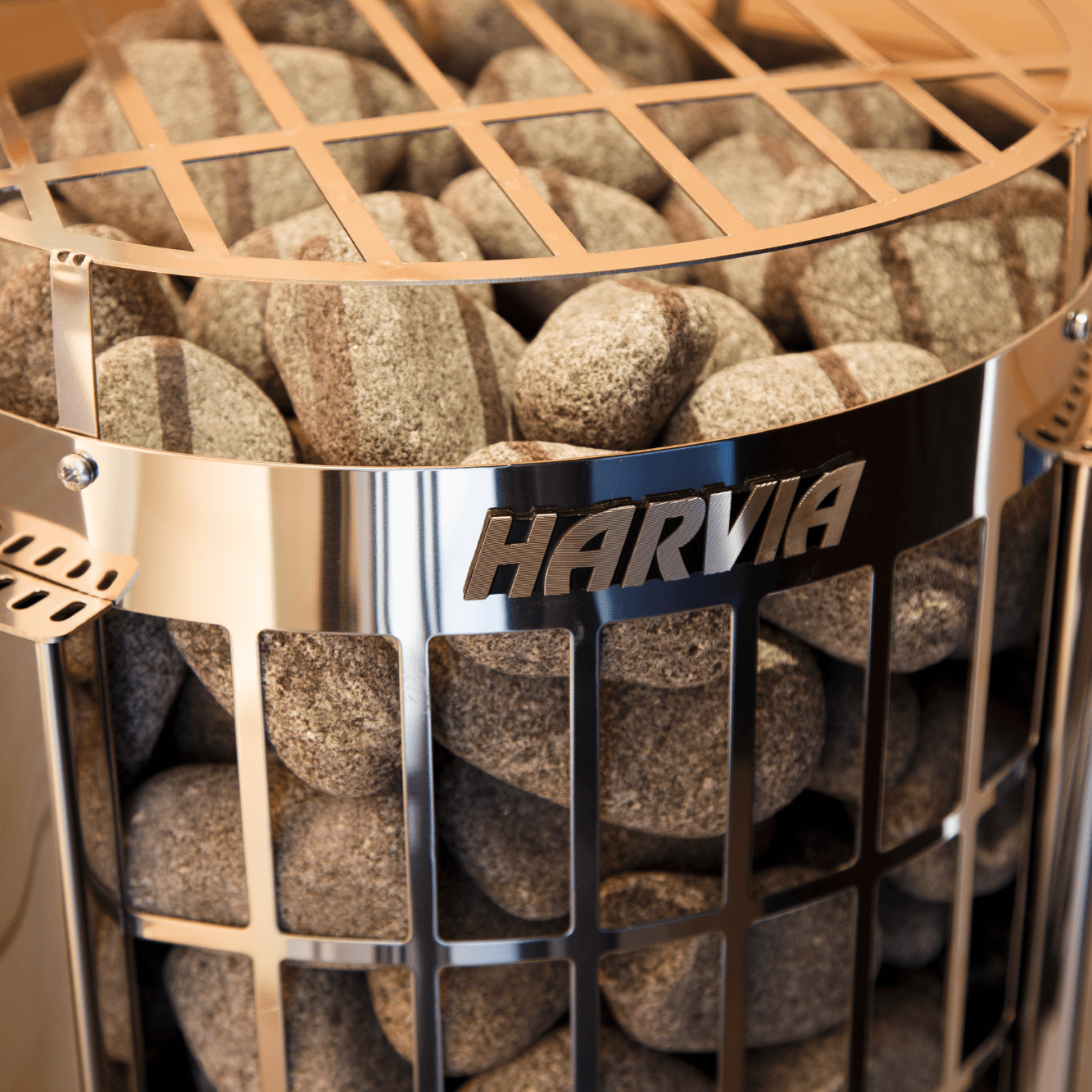 Harvia Cilindro Half Series Electric Sauna Heater w/ Built-in Control 6/8/9kW