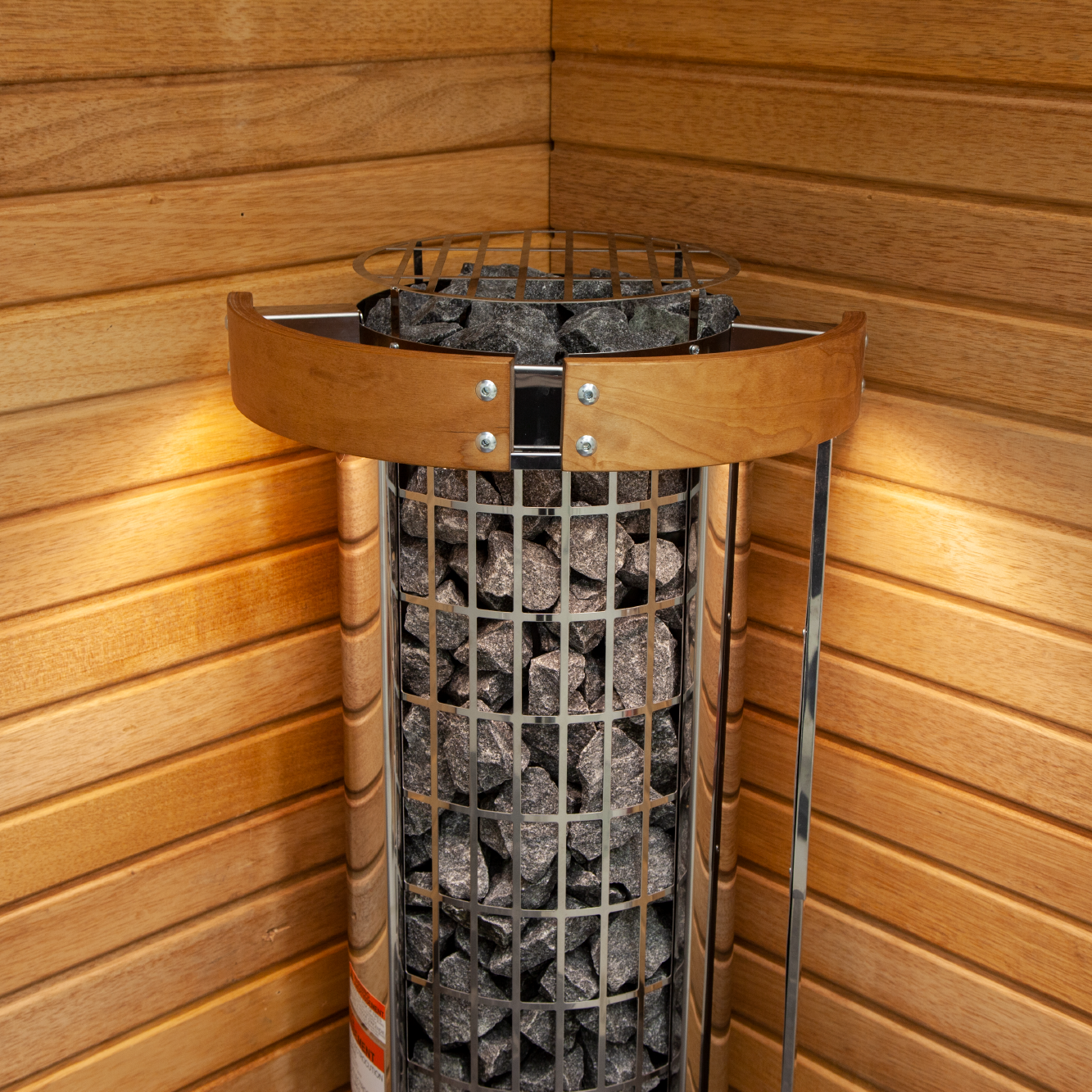 Harvia Cilindro Half Series Electric Sauna Heater w/ Built-in Control 6/8/9kW