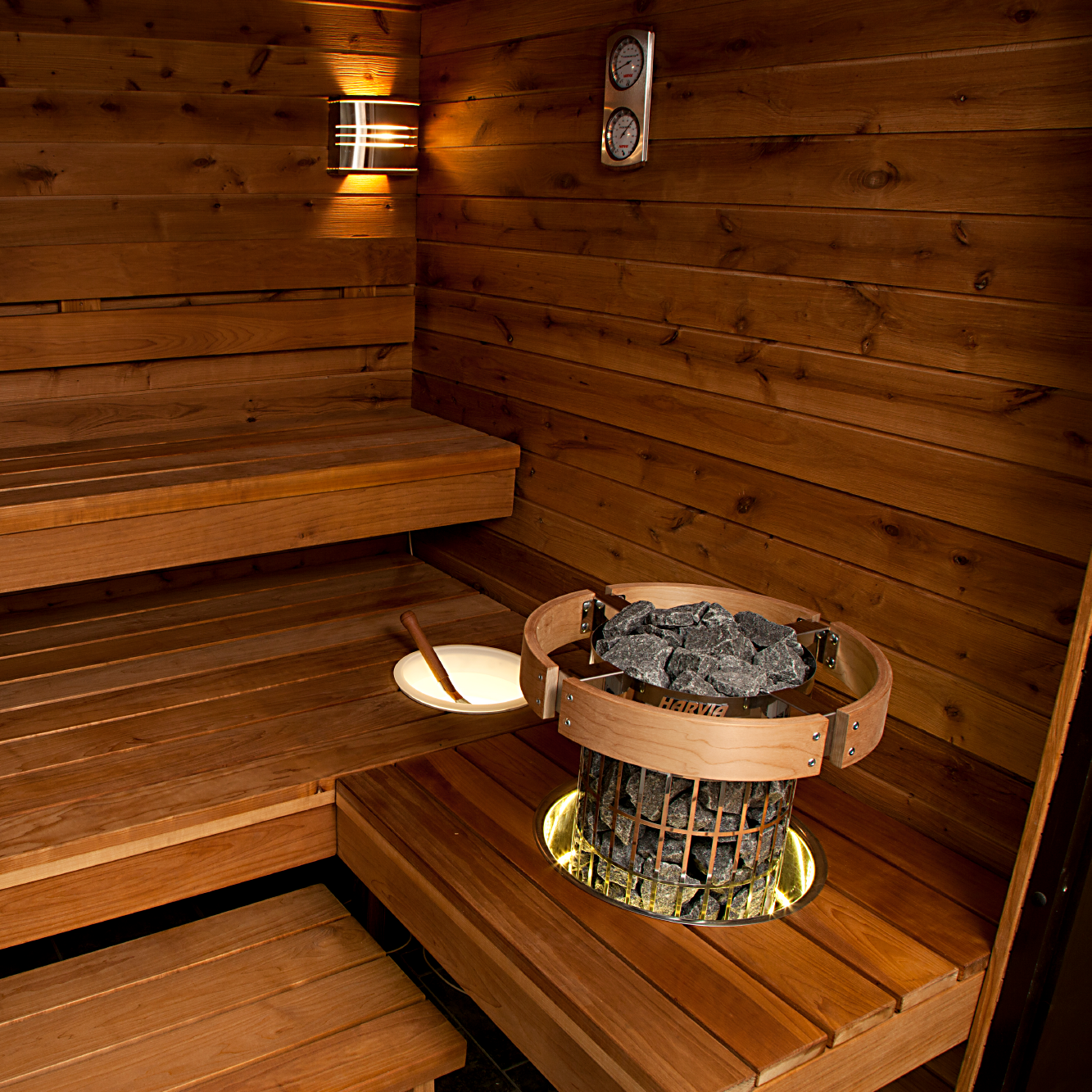 Harvia Cilindro Half Series Electric Sauna Heater 6/8/9/10.5kW