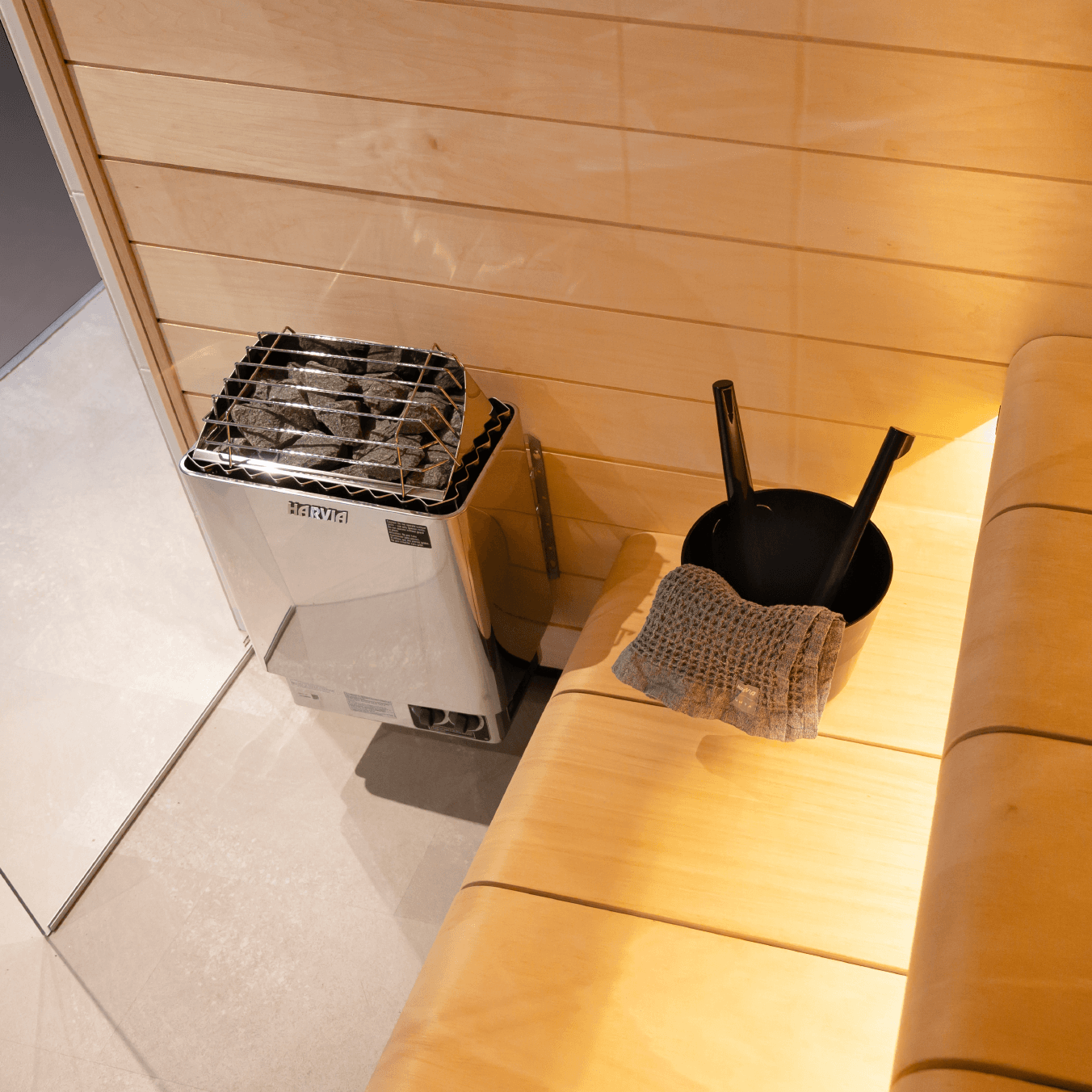 Harvia KIP Electric Sauna Heater w/ Built-in Controls 4.5/6/8kW