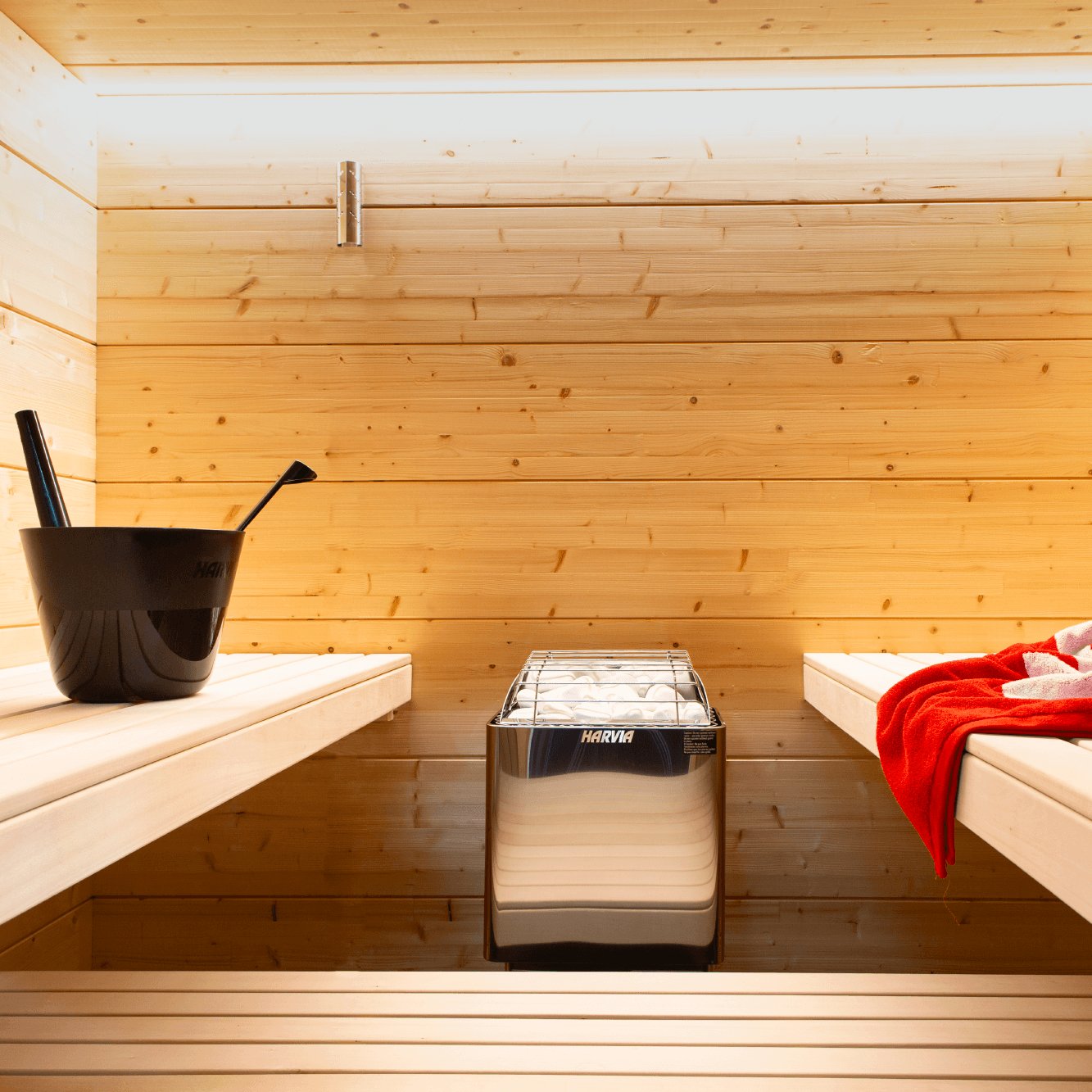 Harvia KIP Electric Sauna Heater w/ Built-in Controls 4.5/6/8kW