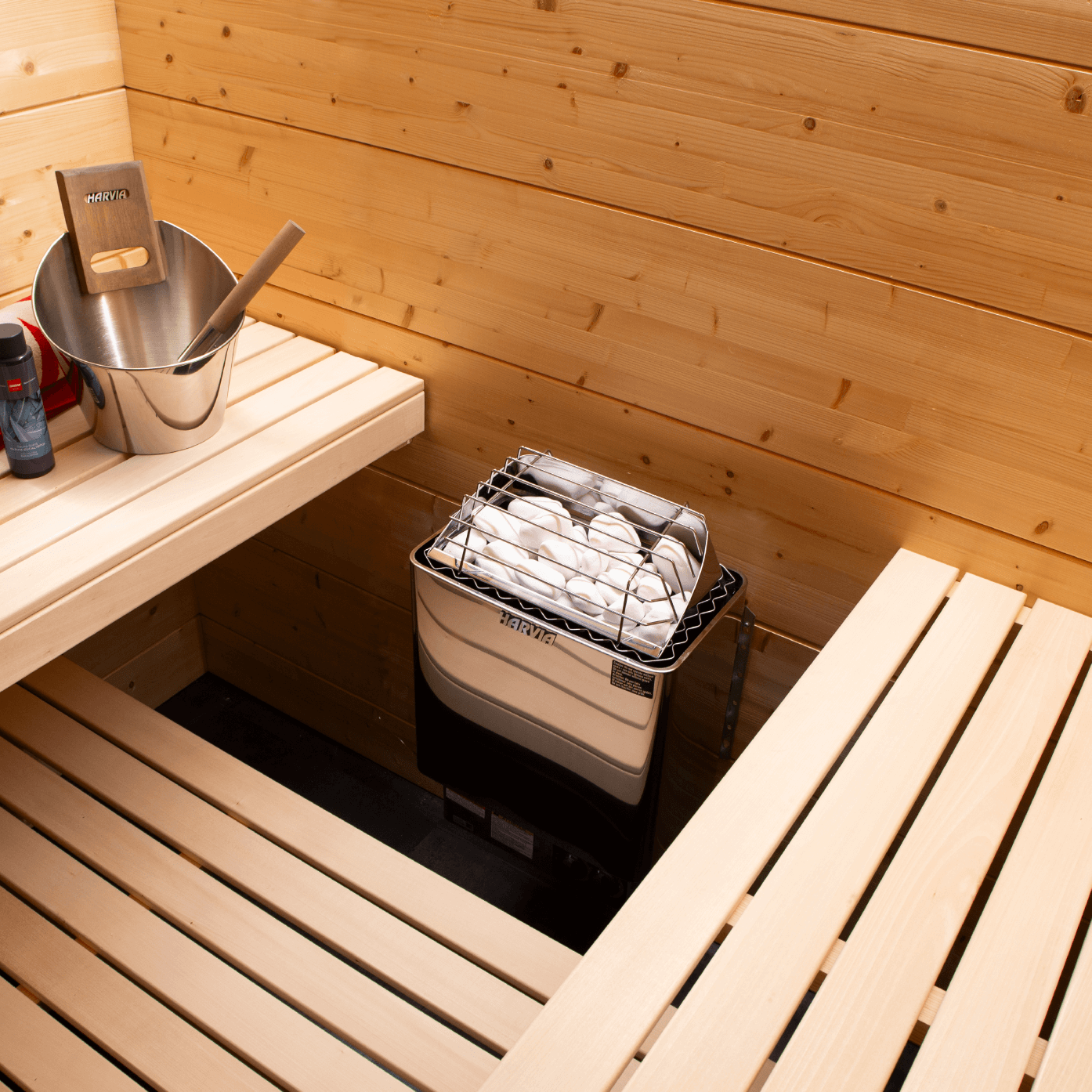 Harvia KIP Electric Sauna Heater w/ Built-in Controls 4.5/6/8kW