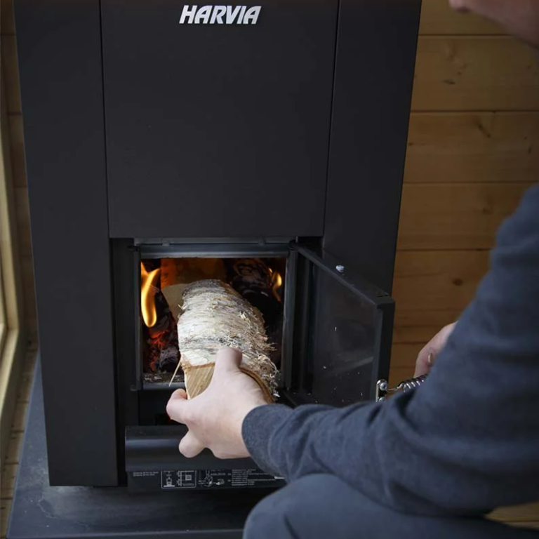 Harvia Linear 22 GreenFlame 15.7kW Low Emission Wood Burning Sauna Stove