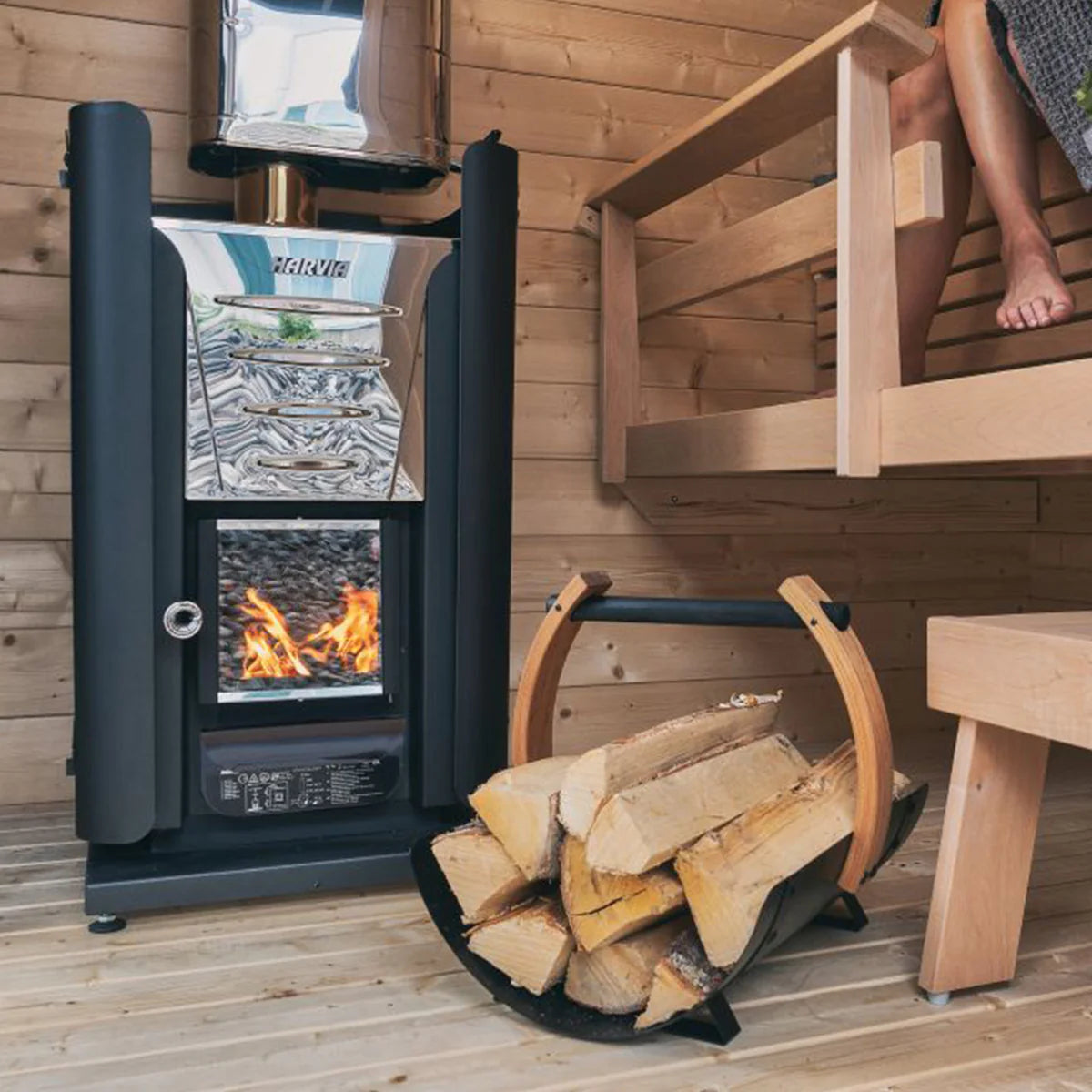 Harvia M3 16.5kW Wood-Burning Sauna Stove