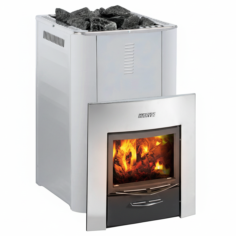 Harvia PRO 20 DUO Steel 24.1kW Wood-Burning Sauna Stove