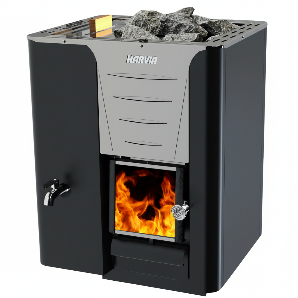 Harvia 20 PRO 24kW Wood-Burning Sauna Stove