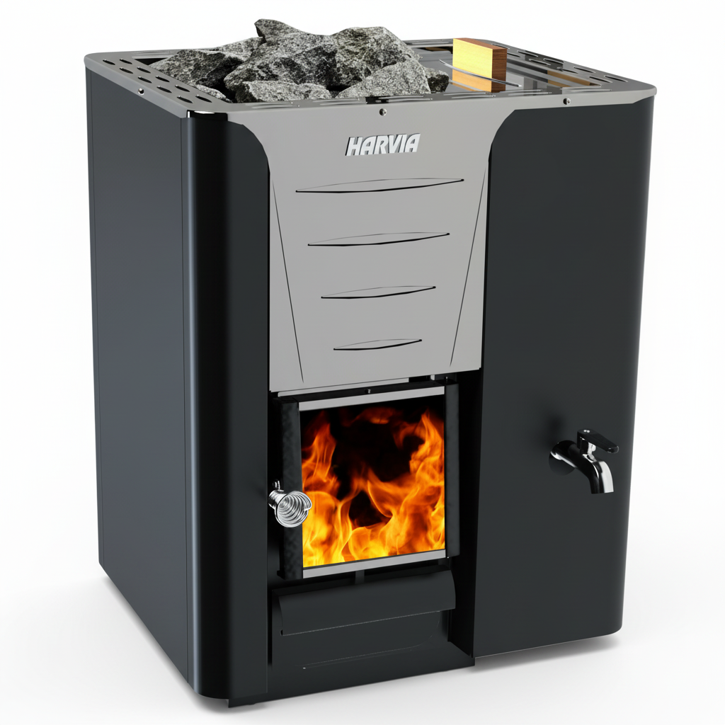Harvia 20 PRO 24kW Wood-Burning Sauna Stove