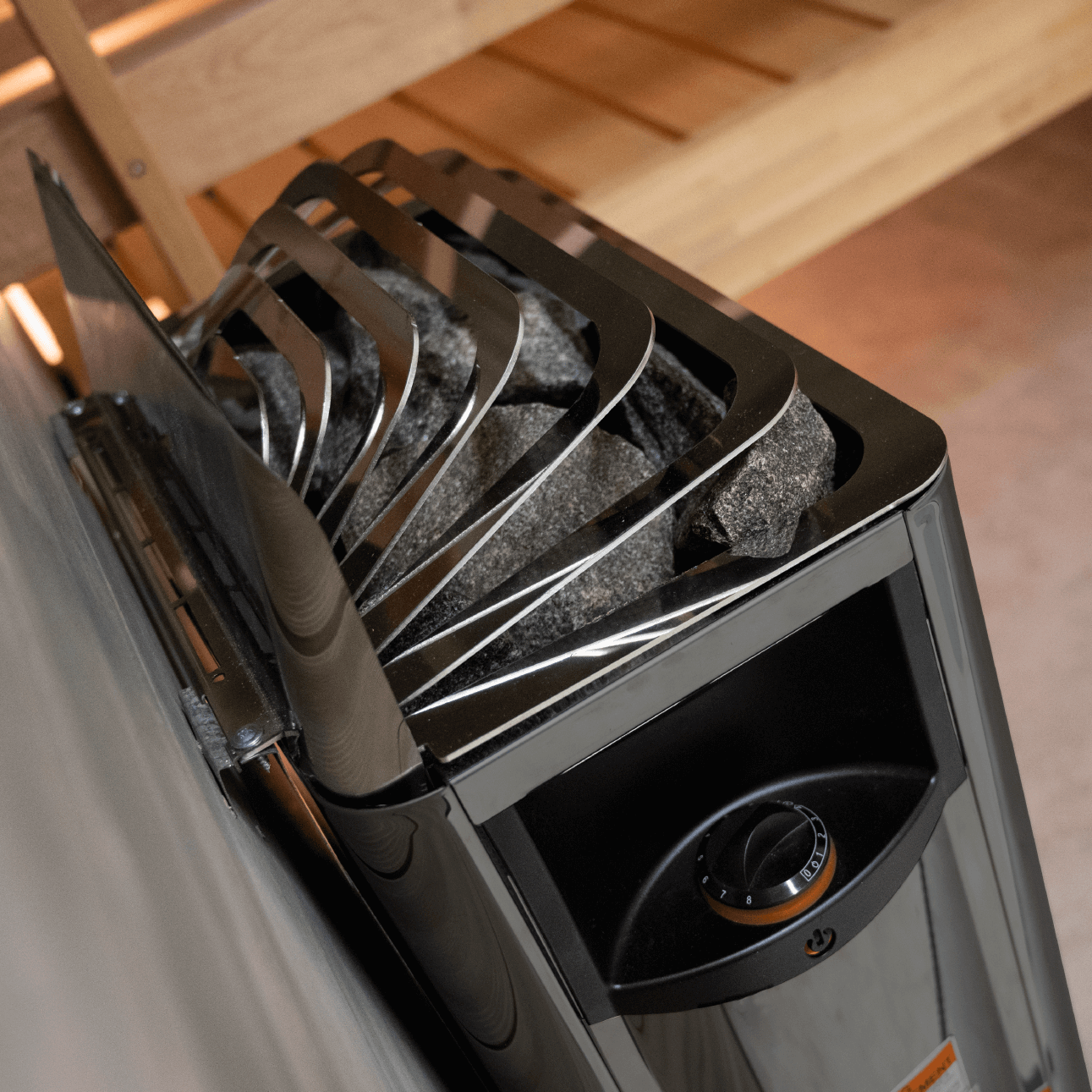 Harvia The Wall Electric Sauna Heater w/ Built-in Controls 6/8kW