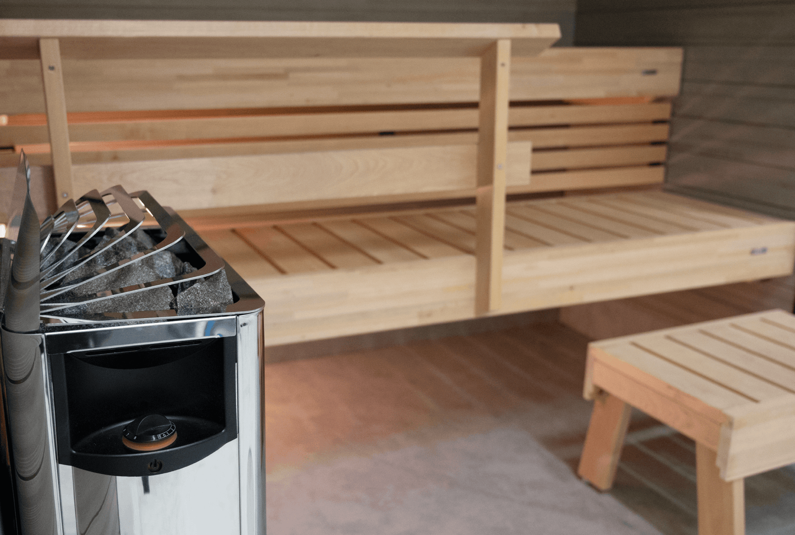 Harvia The Wall Electric Sauna Heater w/ Built-in Controls 6/8kW