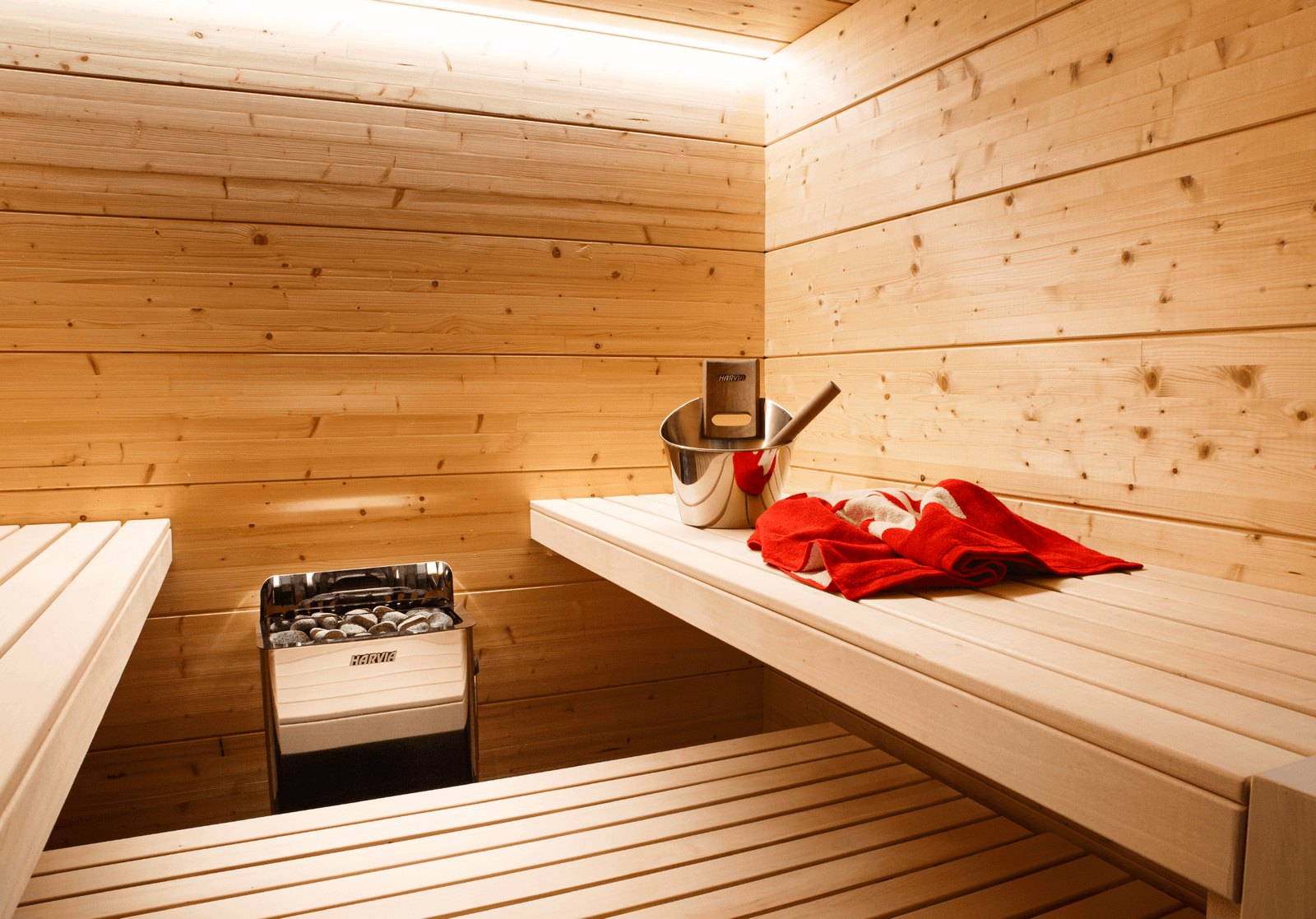 Harvia The Wall Electric Sauna Heater w/ Built-in Controls 6/8kW