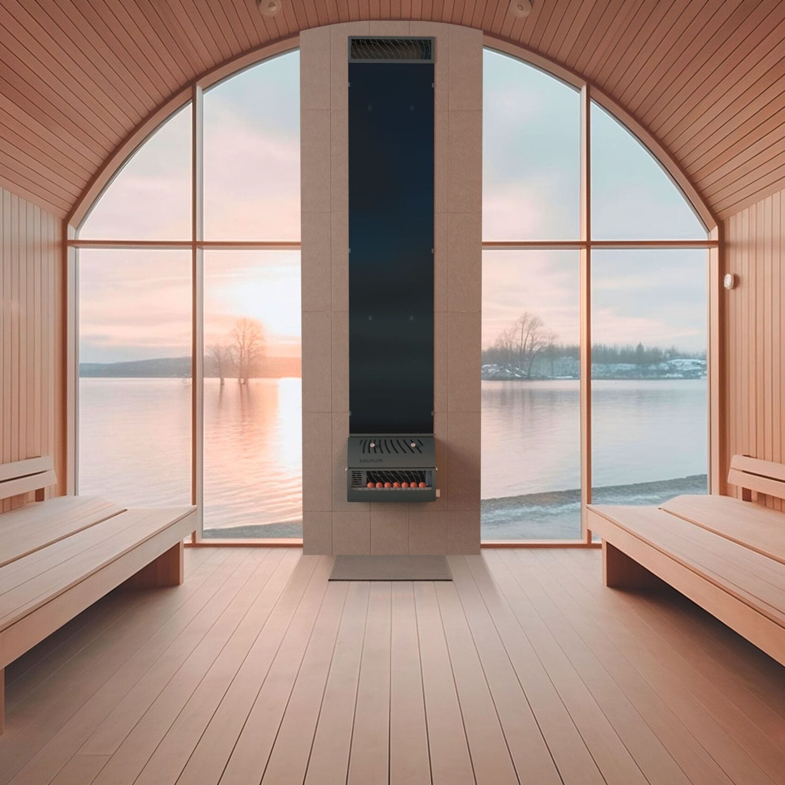 Saunum Sauna Temp & Steam Equalizer 75"Height | AirSolo 70