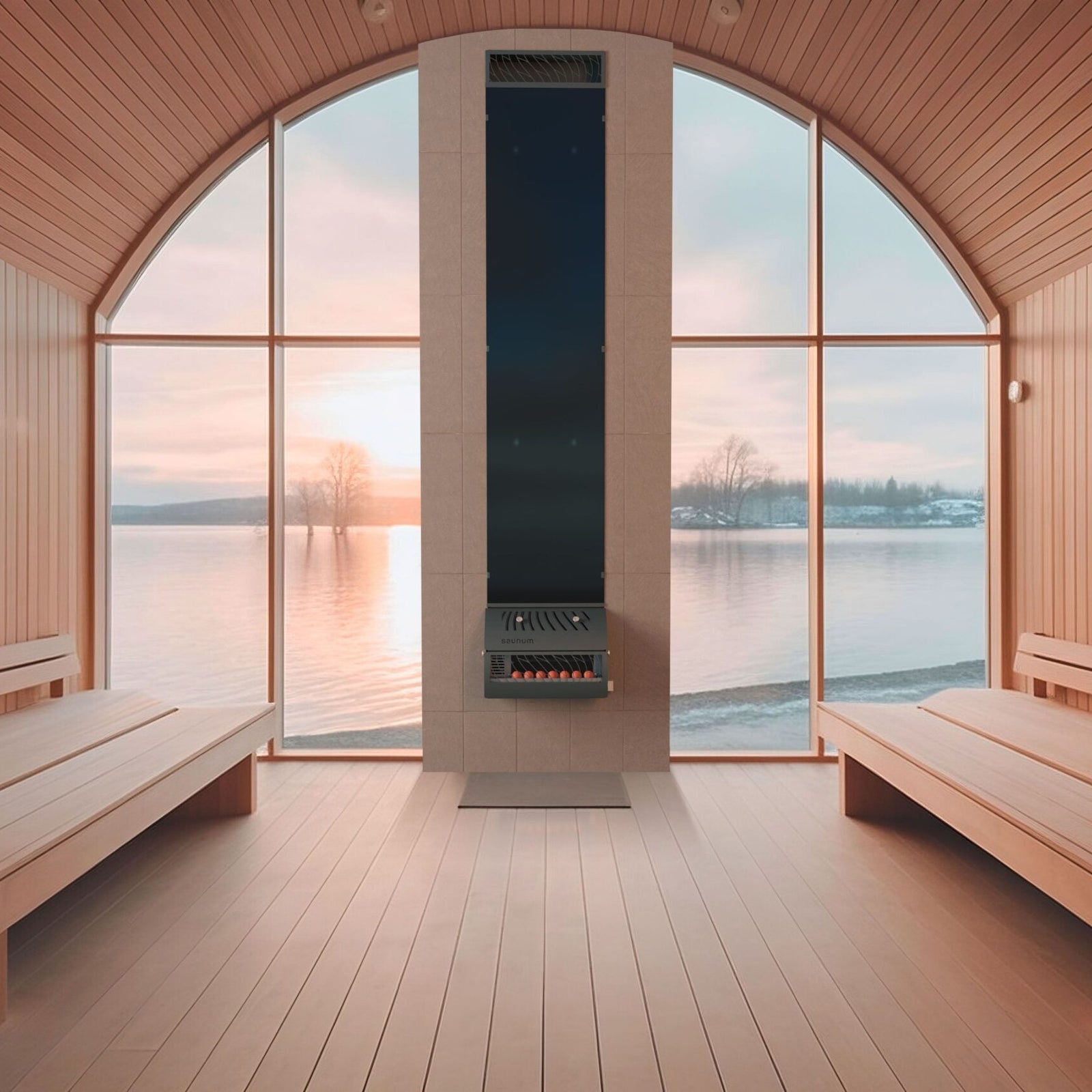 Saunum Sauna Temp & Steam Equalizer 85" Height | AirSolo 80