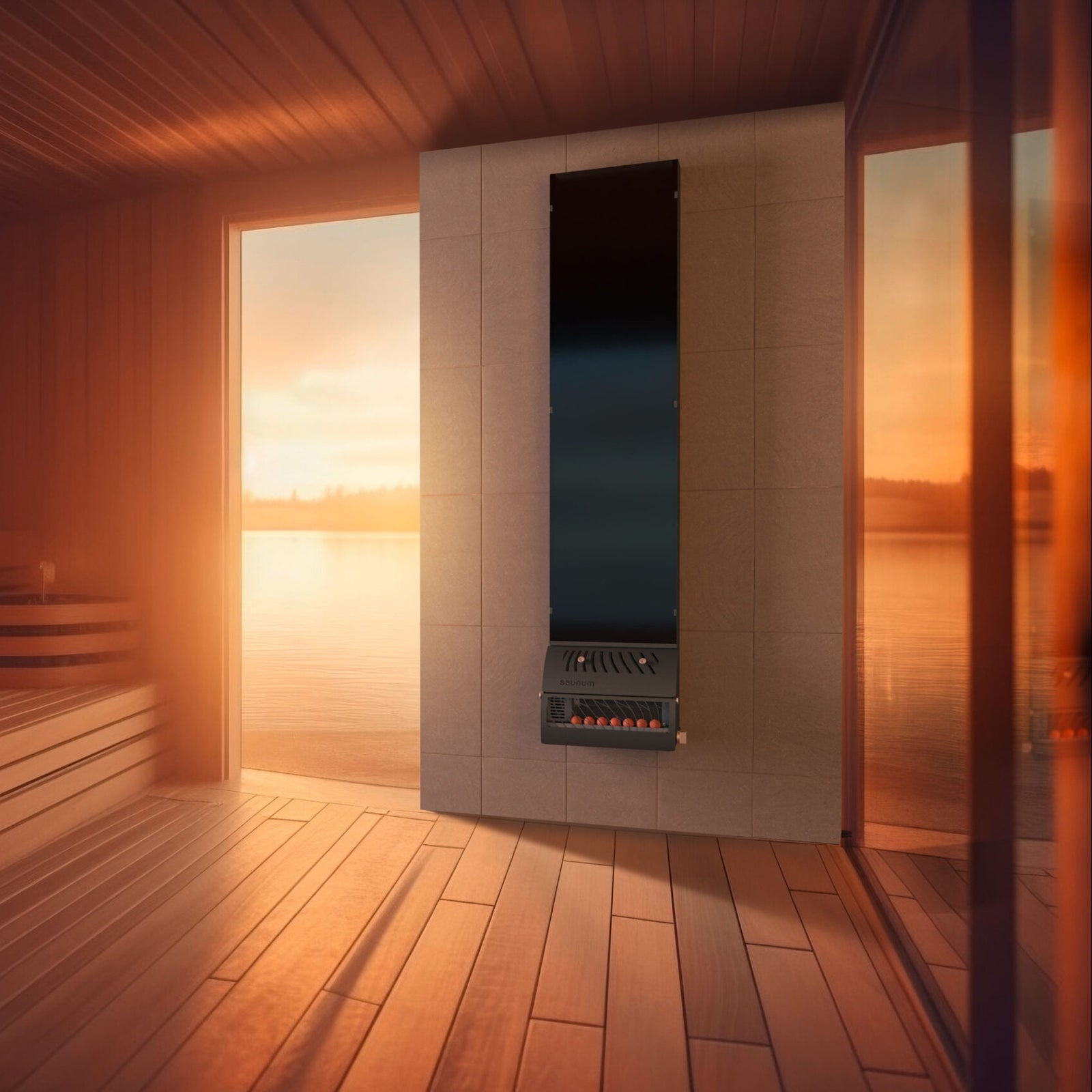 Saunum Sauna Temp & Steam Equalizer 75"Height | AirSolo 70