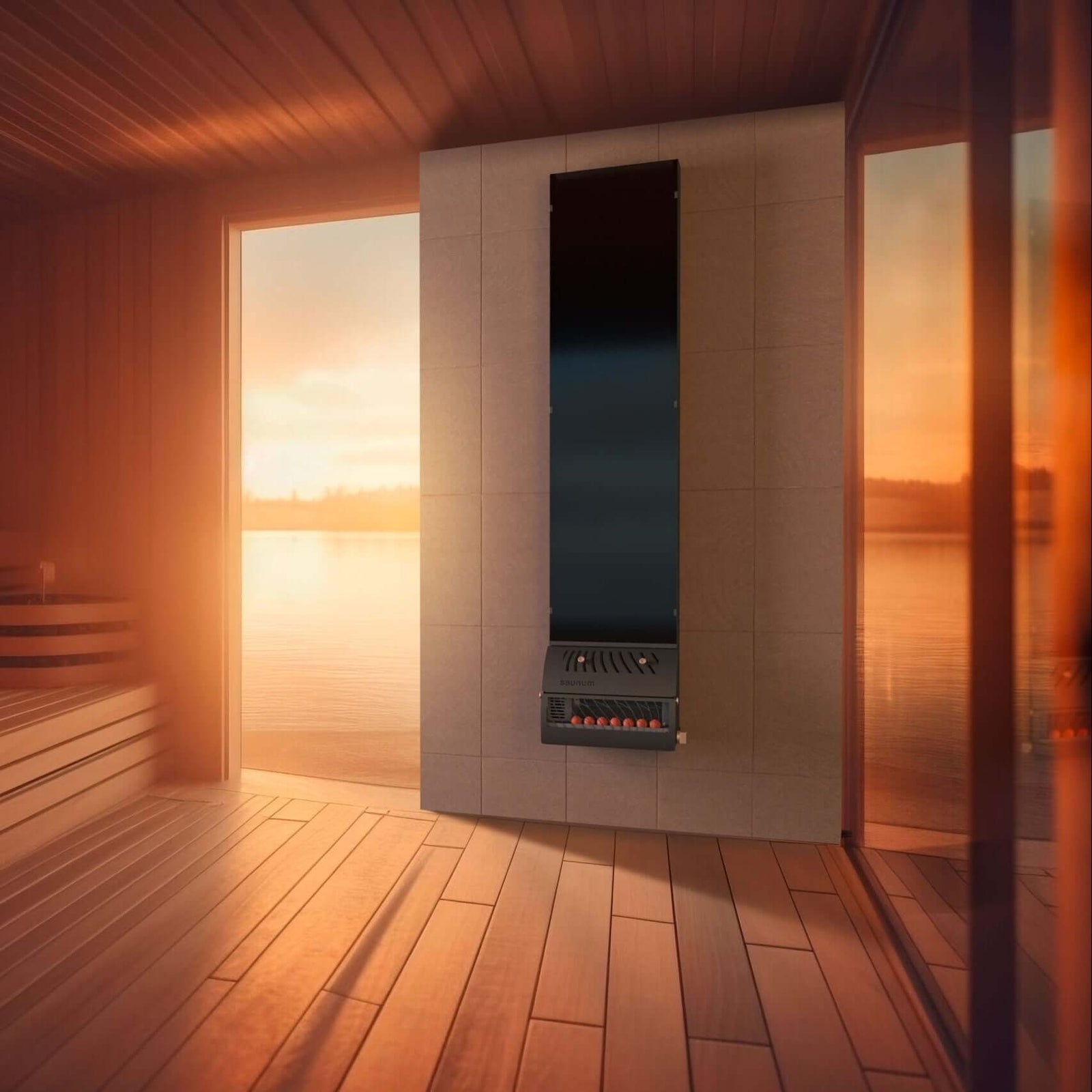 Saunum Sauna Temp & Steam Equalizer 75"Height | AirSolo 70