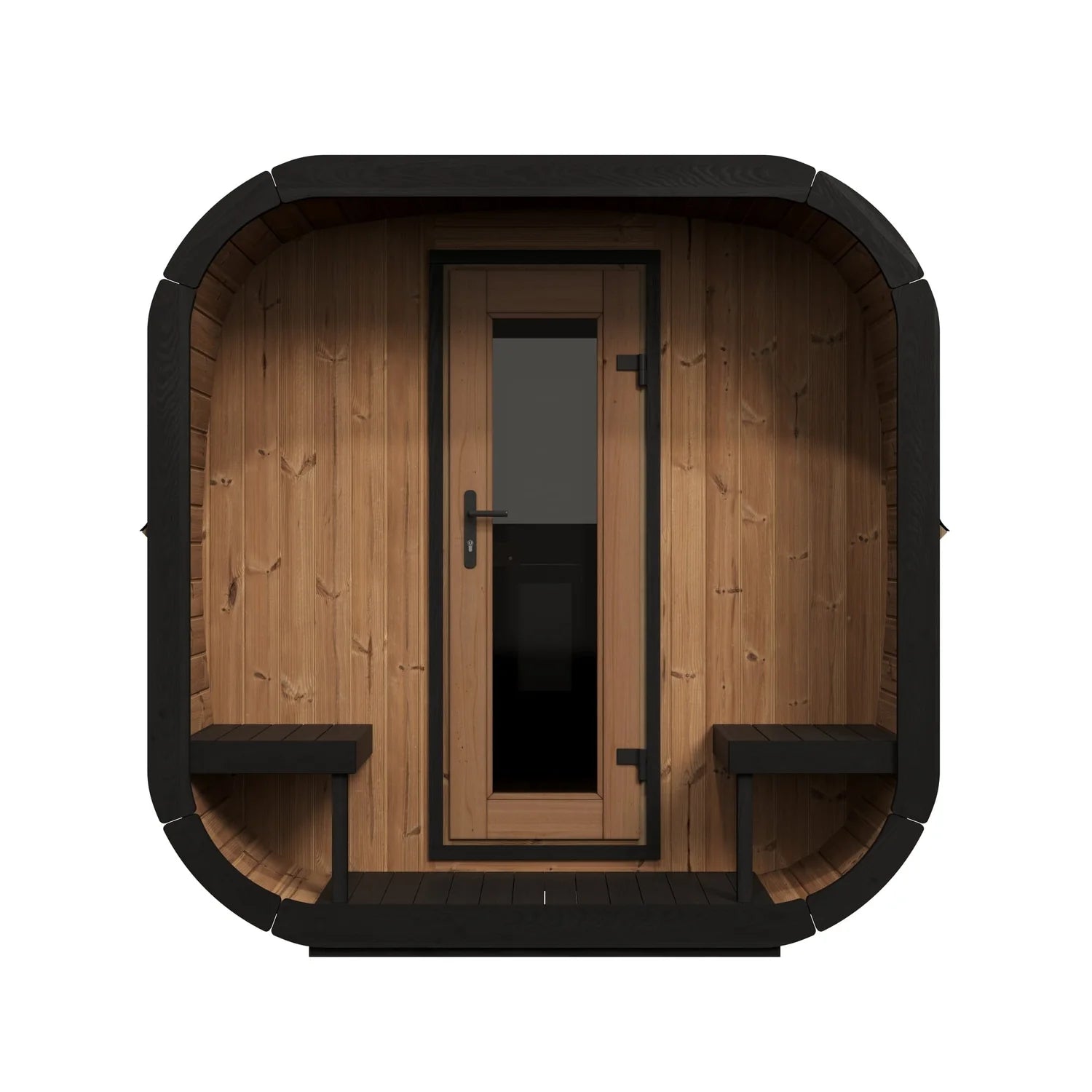 SaunaLife CL12GCP 8-Person Cube-Series Outdoor Sauna Kit