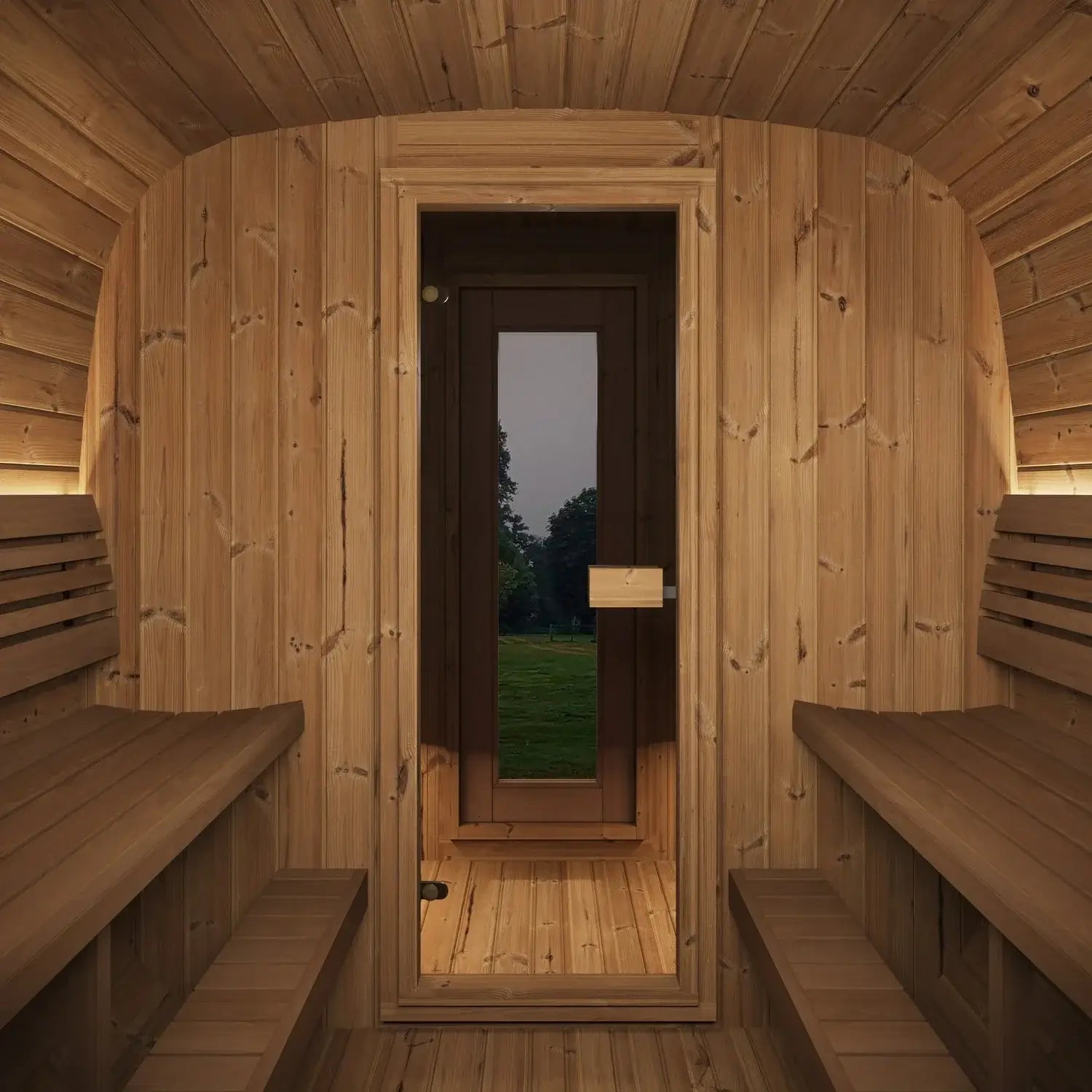 SaunaLife CL12GCP 8-Person Cube-Series Outdoor Sauna Kit