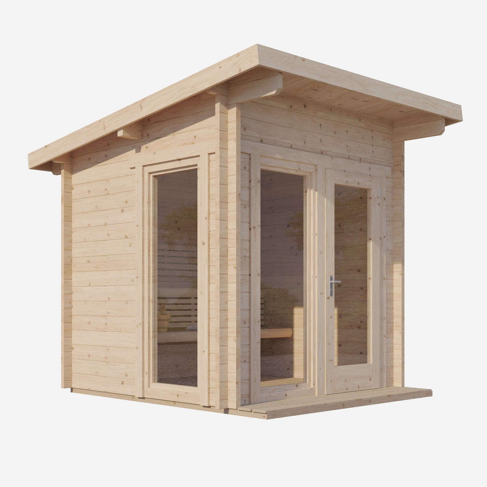 Saunalife G4 6 Person Traditional Outdoor Cabin Sauna