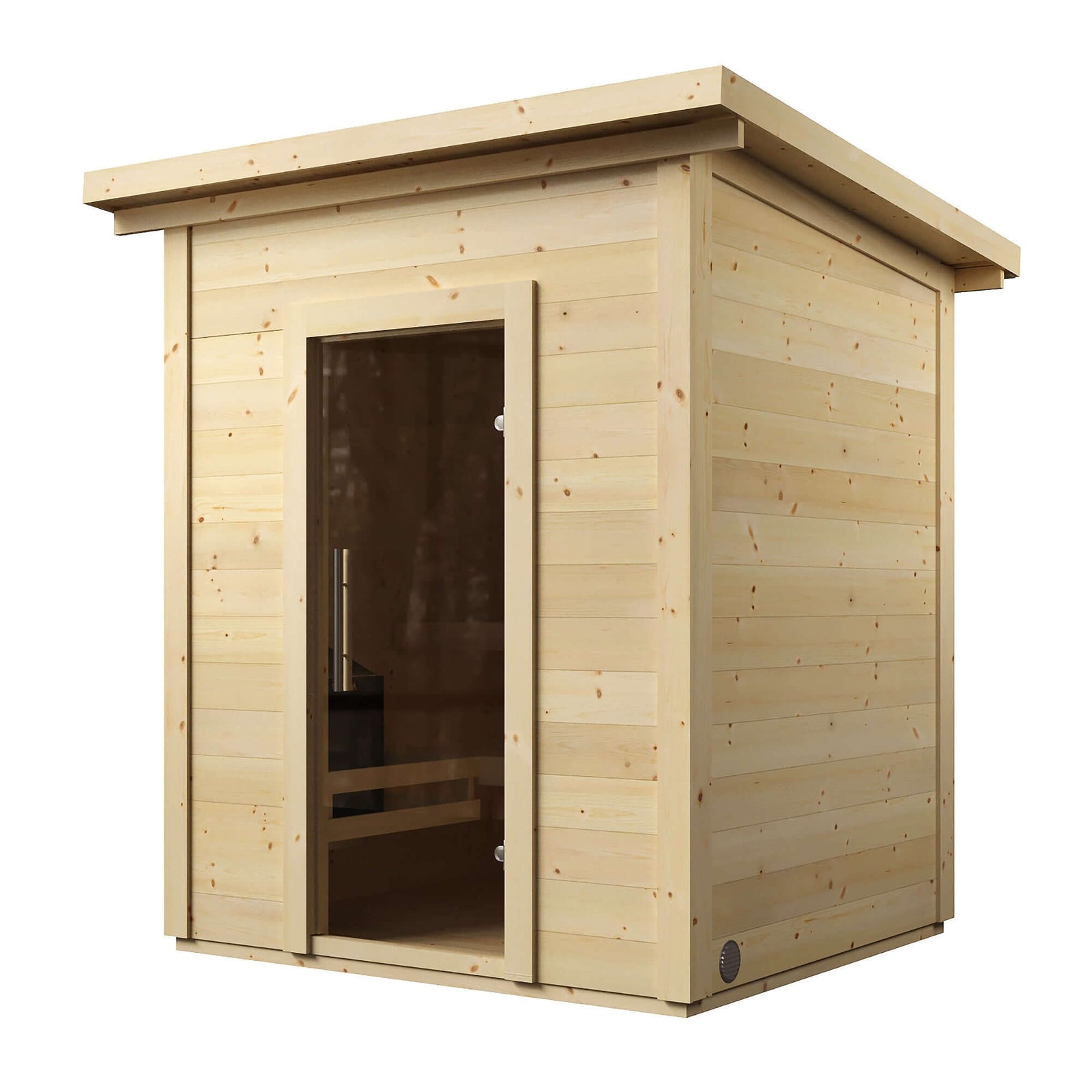 Saunalife G2 4 Person Traditional Outdoor Sauna Cabin