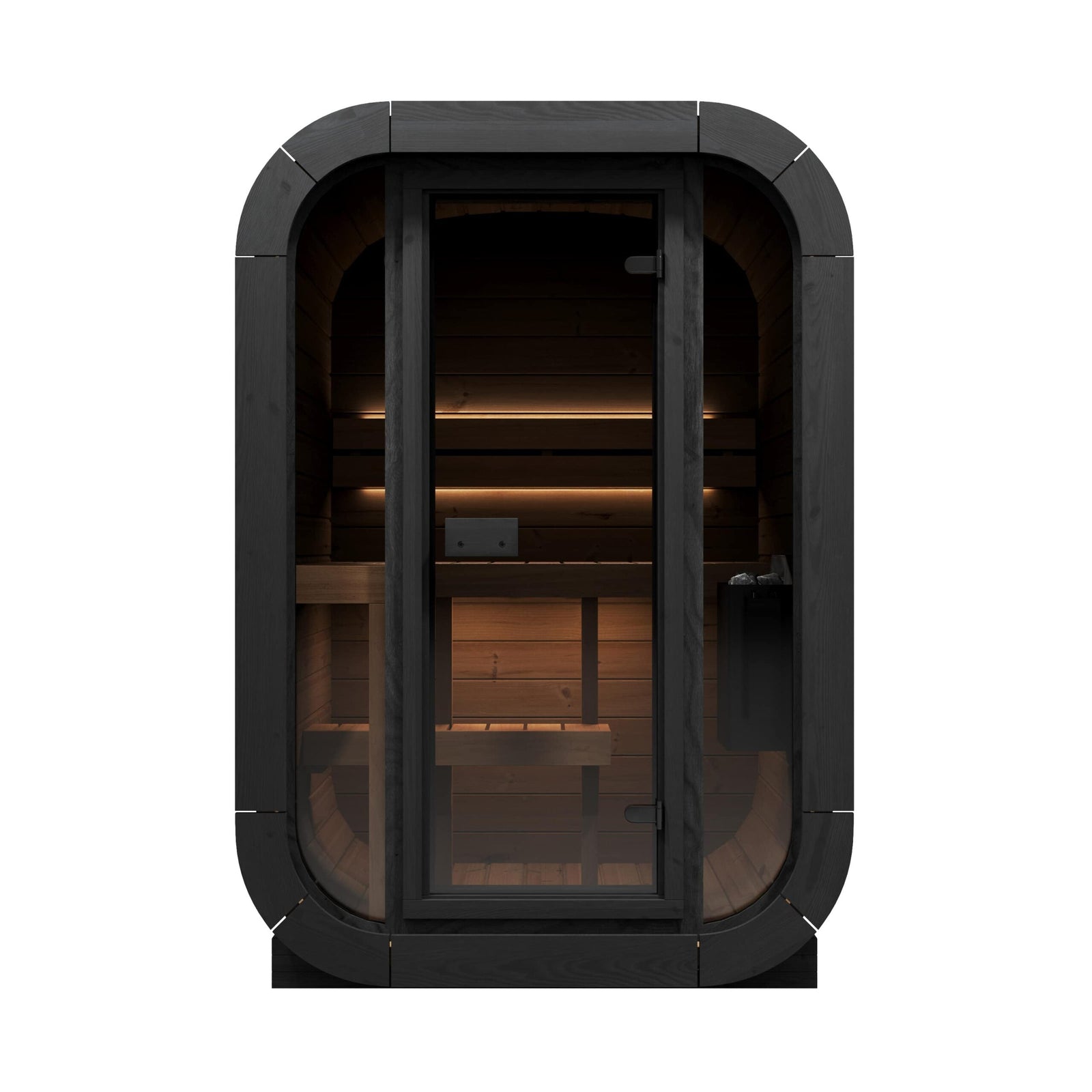 SaunaLife CL3G 2-Person Cube-Series Outdoor Sauna Kit