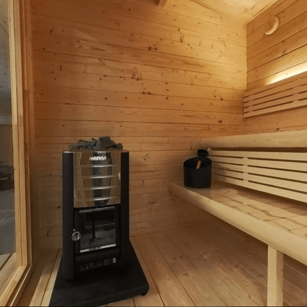 Saunalife G4 6 Person Traditional Outdoor Cabin Sauna