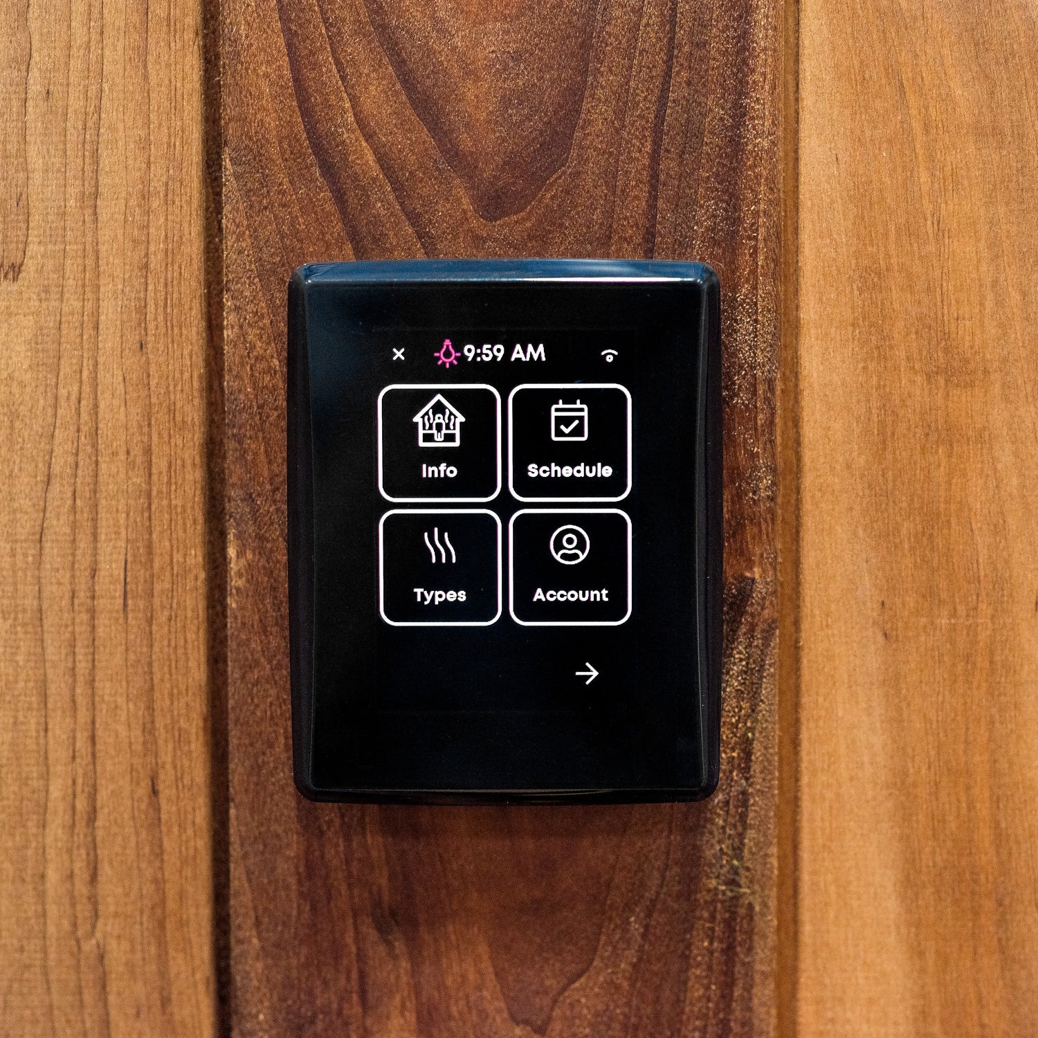 Saunum AirIQ Wi‑Fi Smart Sauna Heater Control | AirIQ-WIFI