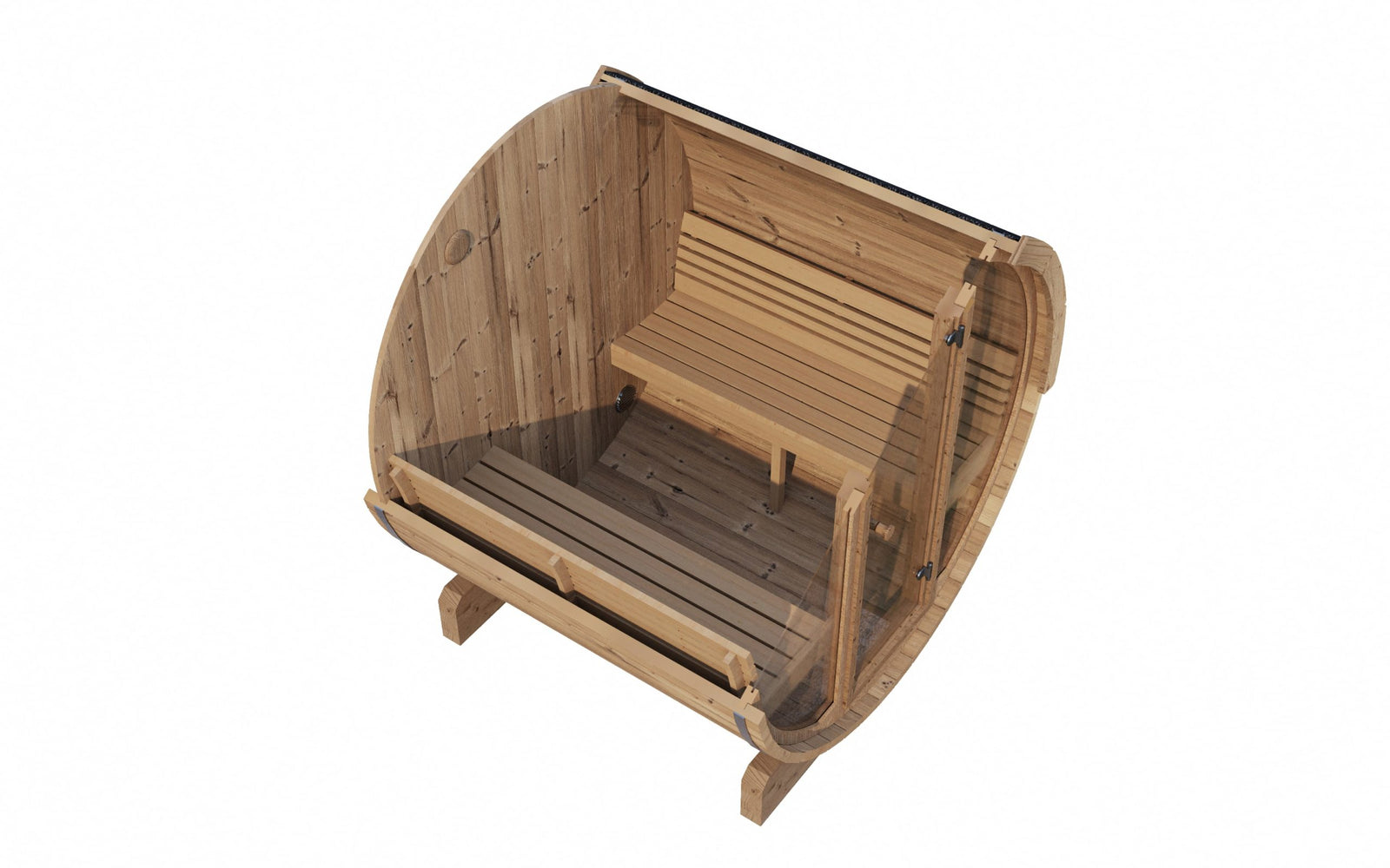 SaunaLife E7 4-Person Barrel Sauna | Ergo Models E7/ E7W/ E7G