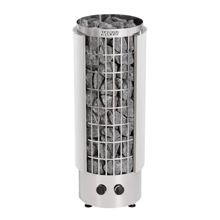Harvia Cilindro Half Series Electric Sauna Heater w/ Built-In Controls | 6/8/9kW