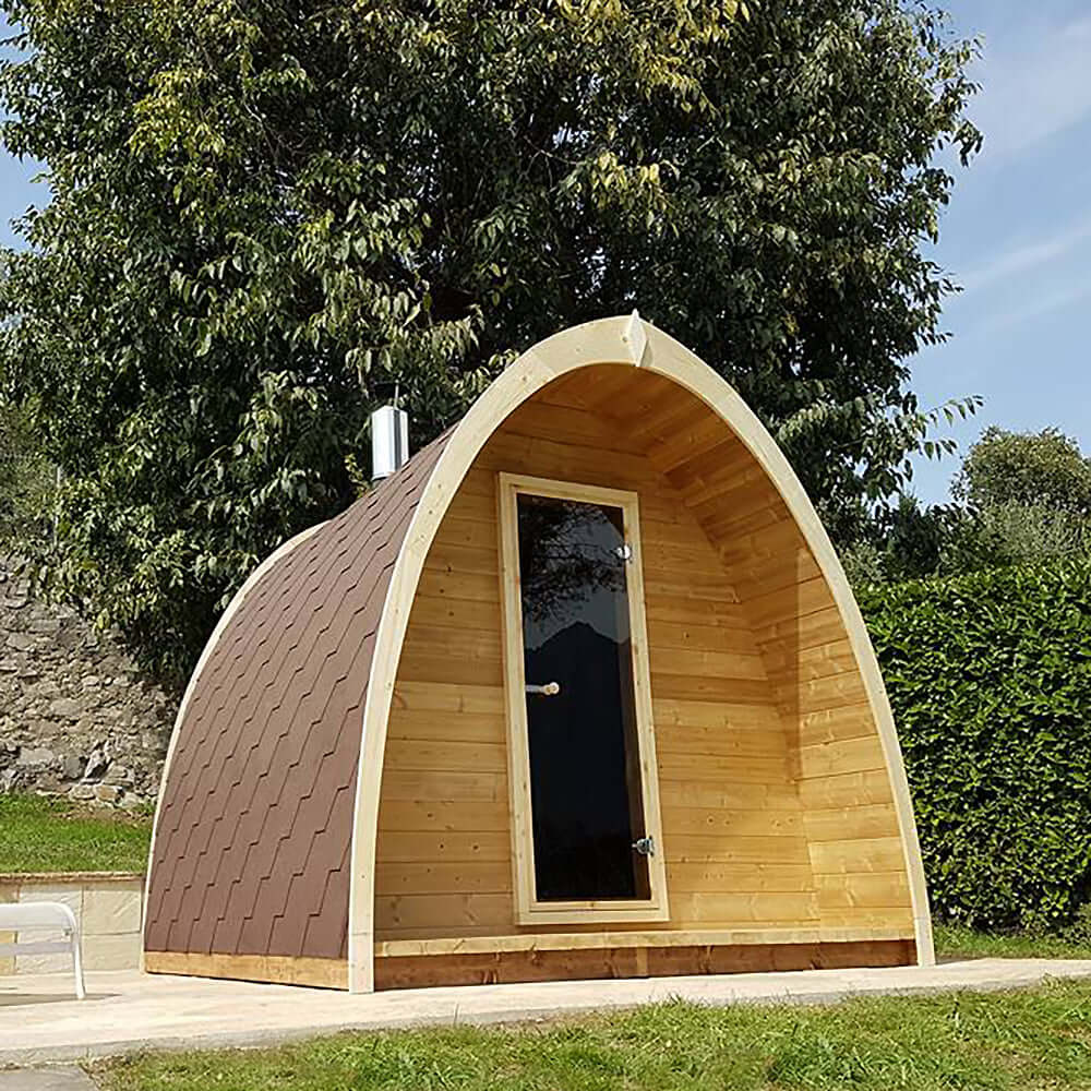 Saunalife G3 4-Person Traditional Outdoor Sauna Pod