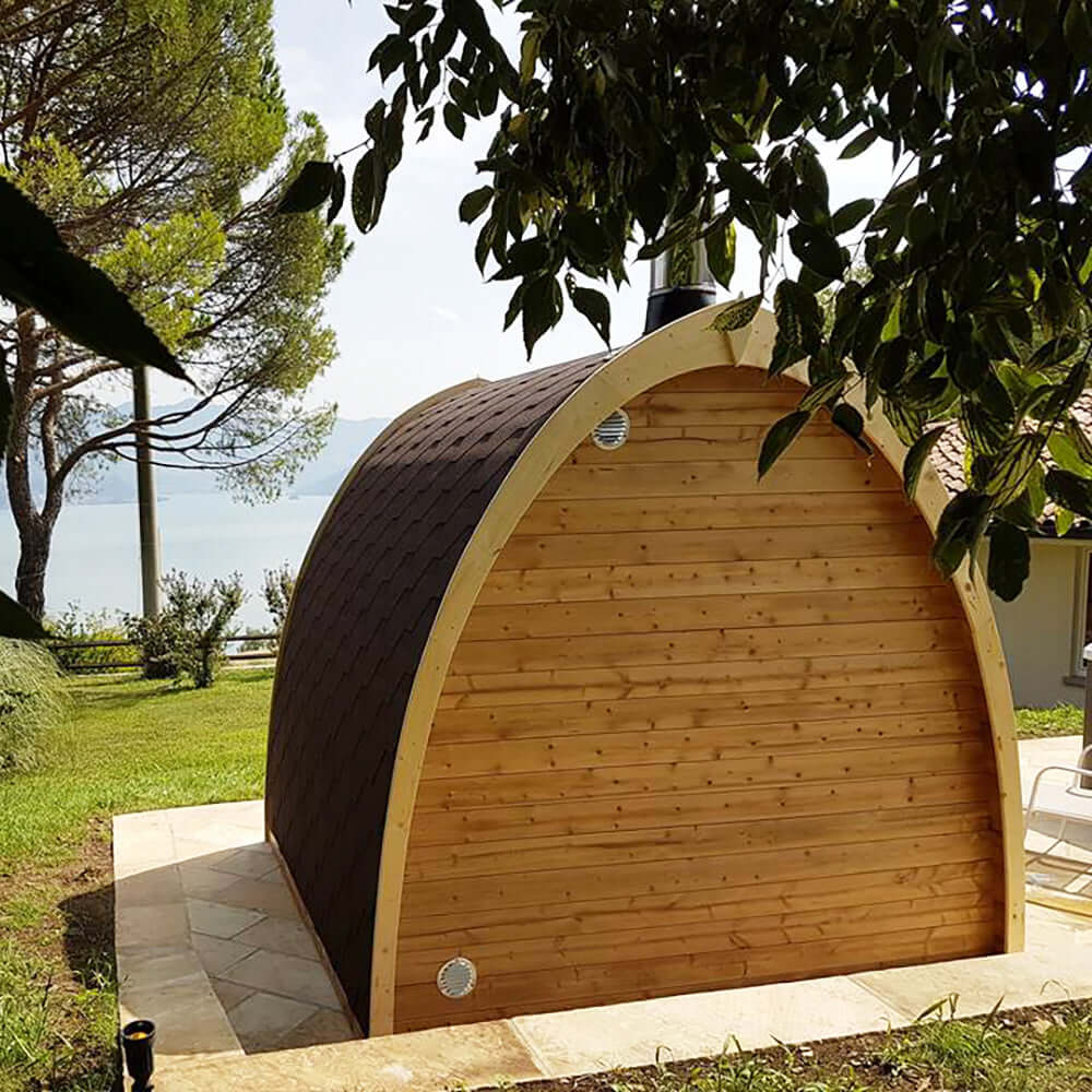 Saunalife G3 4-Person Traditional Outdoor Sauna Pod