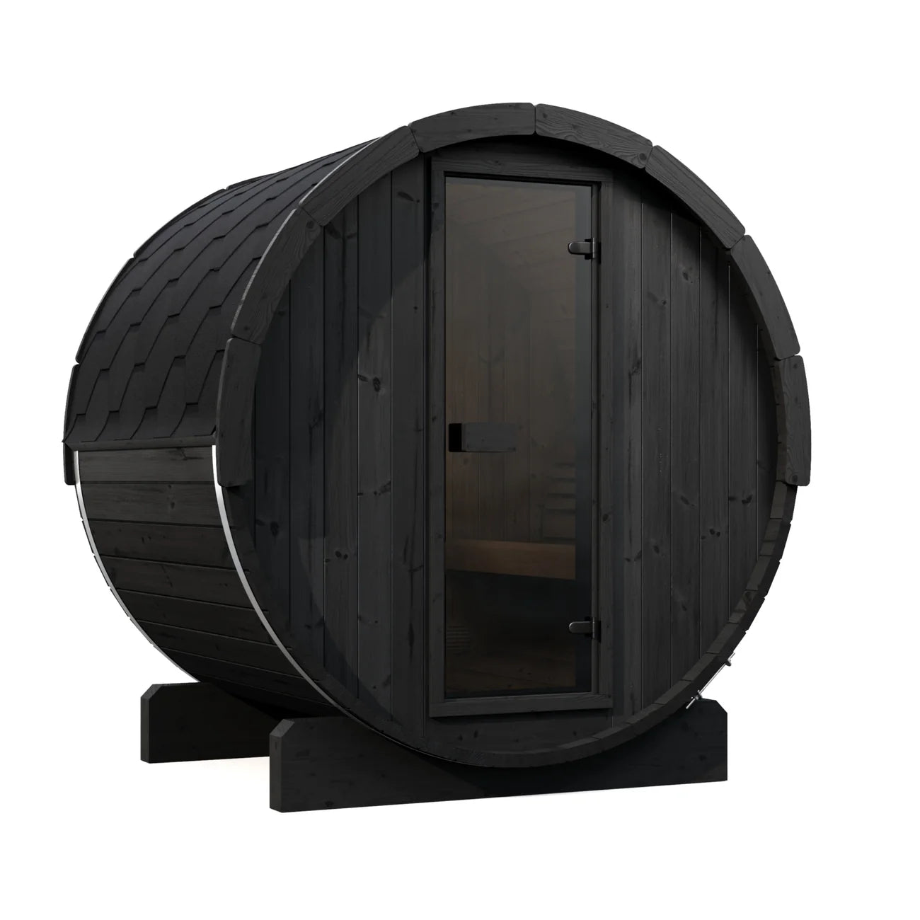 SaunaLife E6 3 Person Barrel Sauna | Ergo Model E6