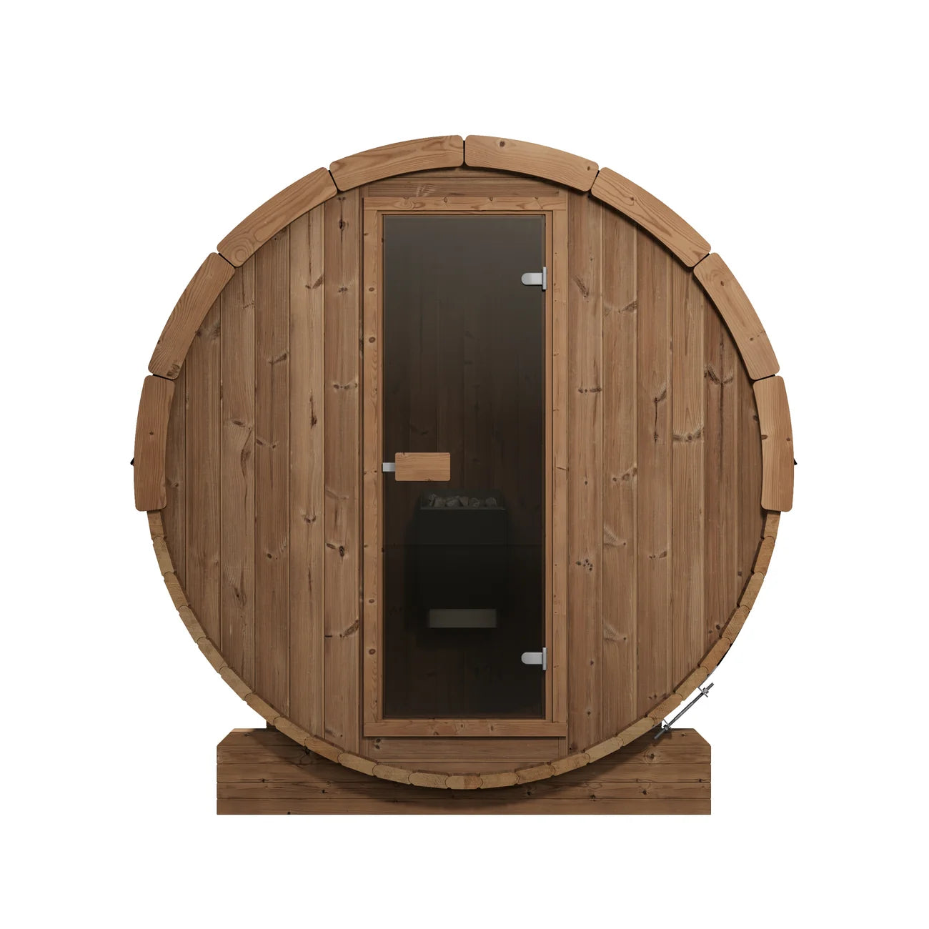 SaunaLife E7 4-Person Barrel Sauna | Ergo Model E7