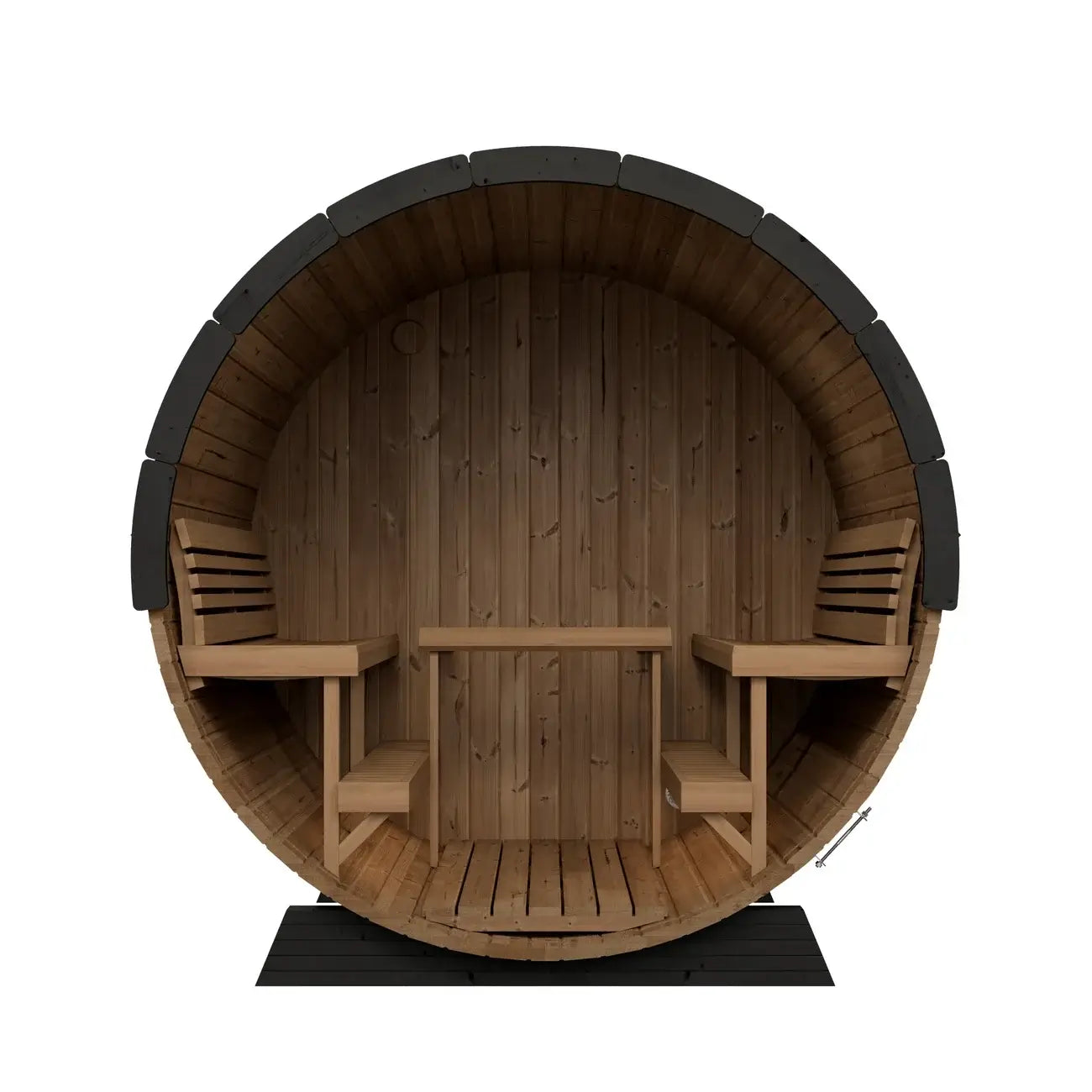 SaunaLife EE8G 4-Person Barrel Sauna | Ergo Elegance Series