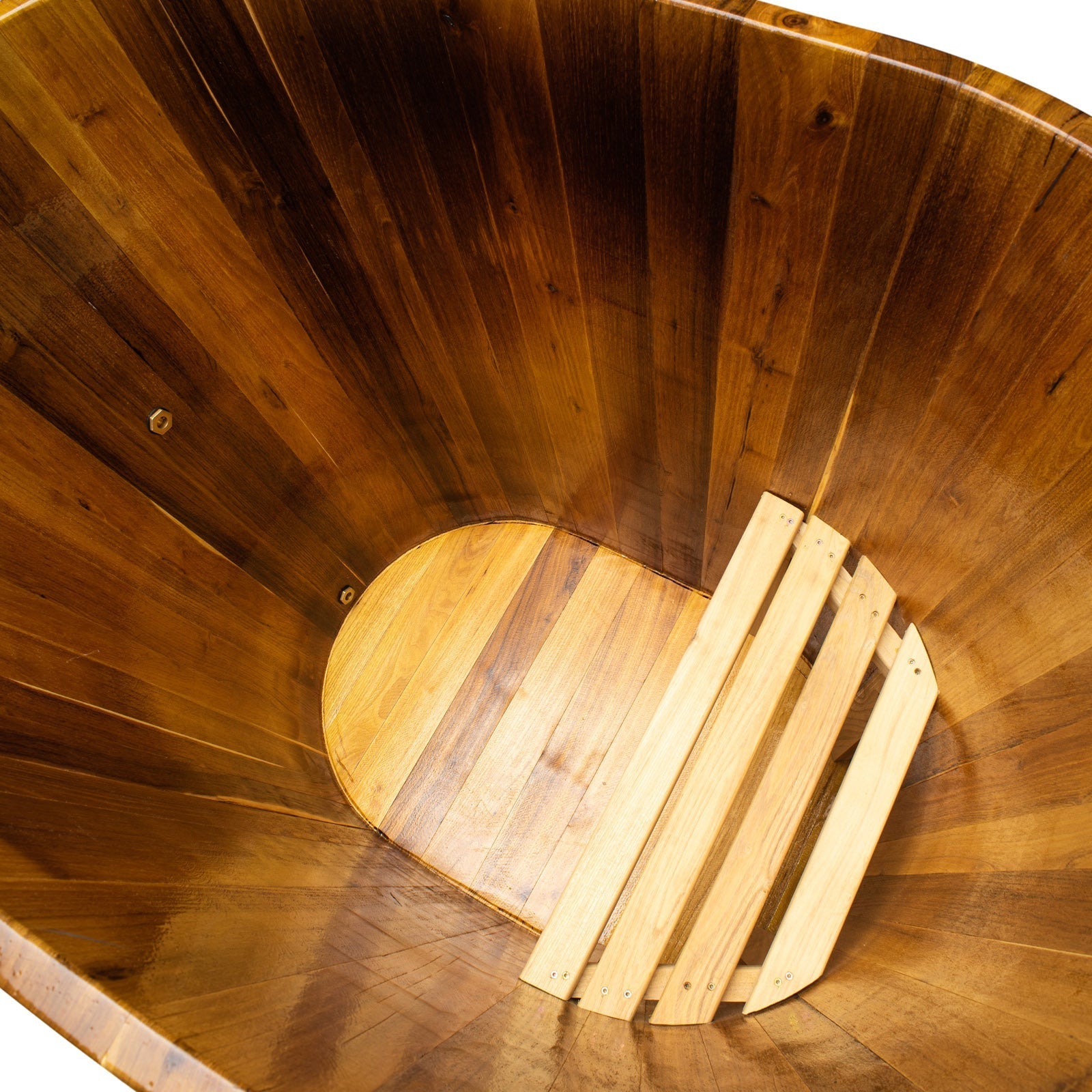 iCed Tub iCedArc Ellipse Shaped Wooden ice bath