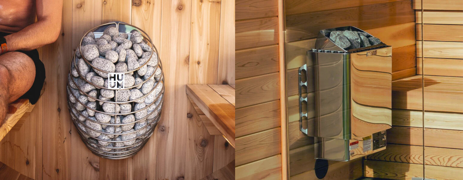 HUUM Drop 7.5kW vs. Harvia KIP 8kW: Which Sauna Heater Is Right for You?